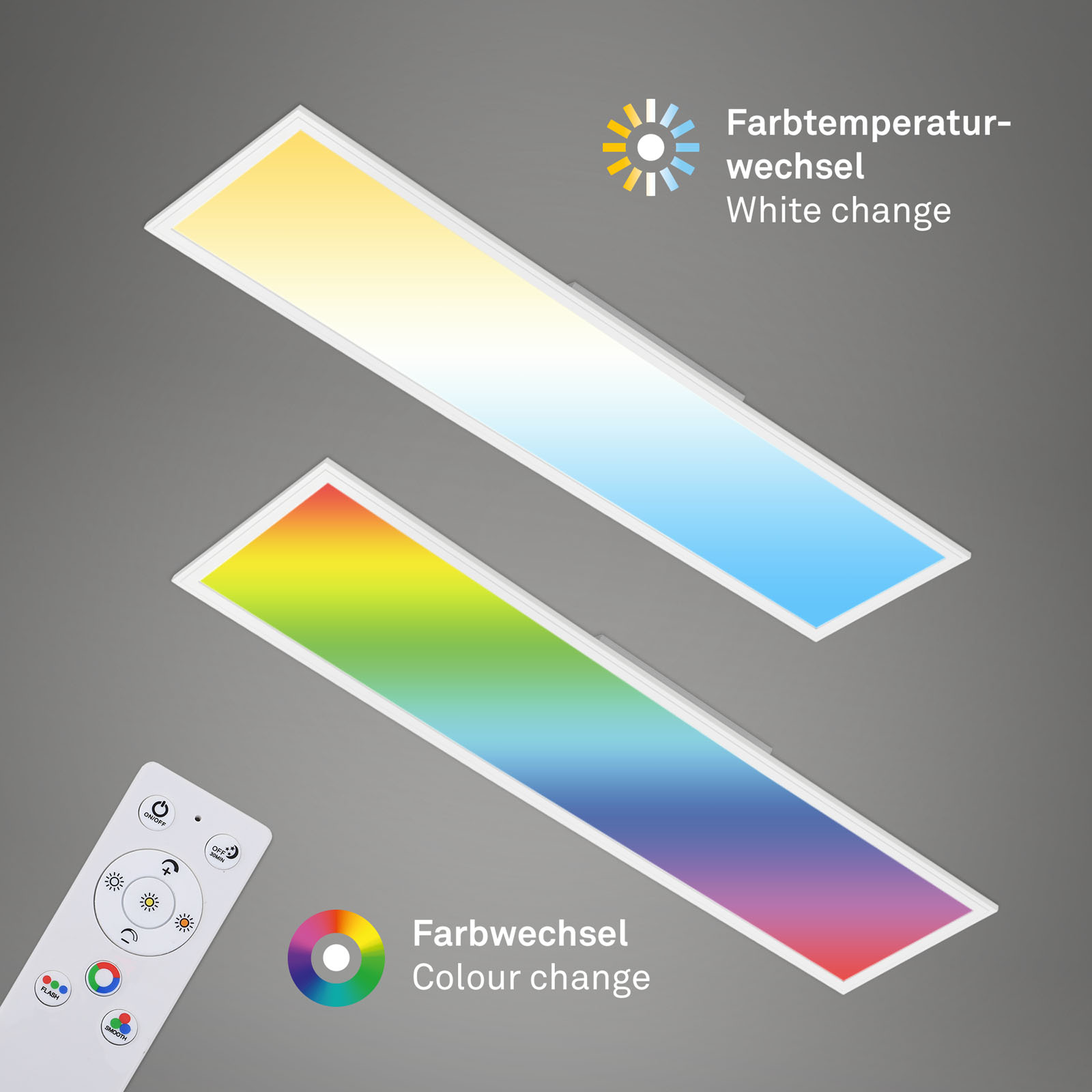 LED Panel weiß CCT RGB