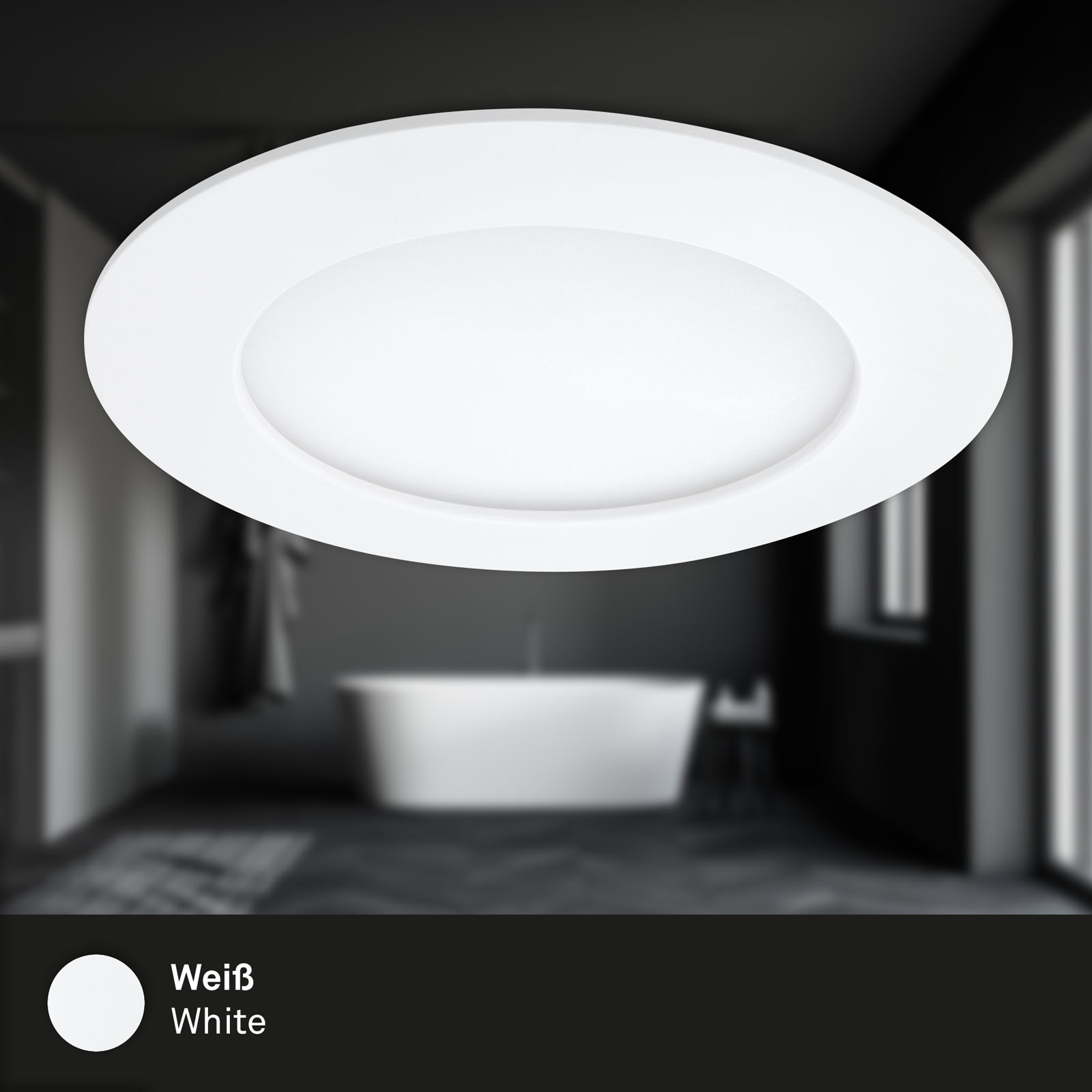 LED Einbauleuchte weiß 3xLED-Platine Funktion