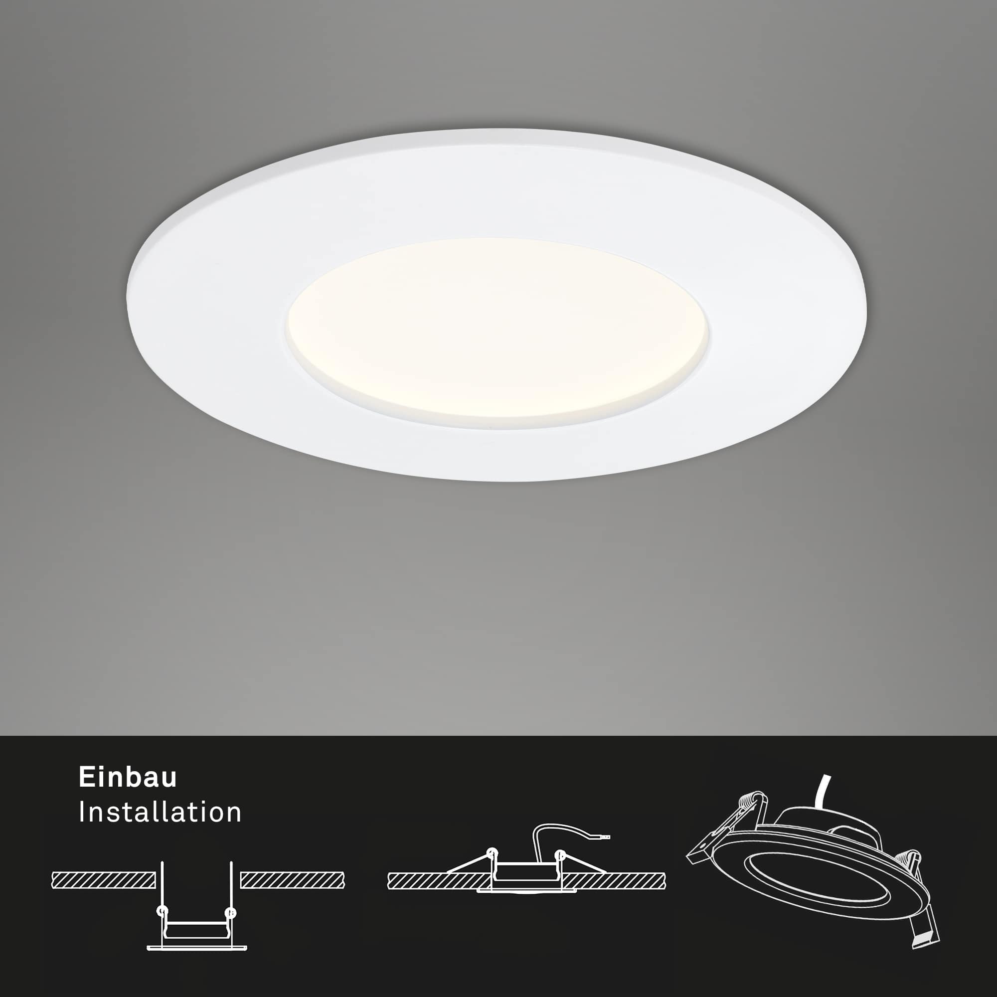 LED Einbauleuchte weiß 1xLED-Platine Funktion