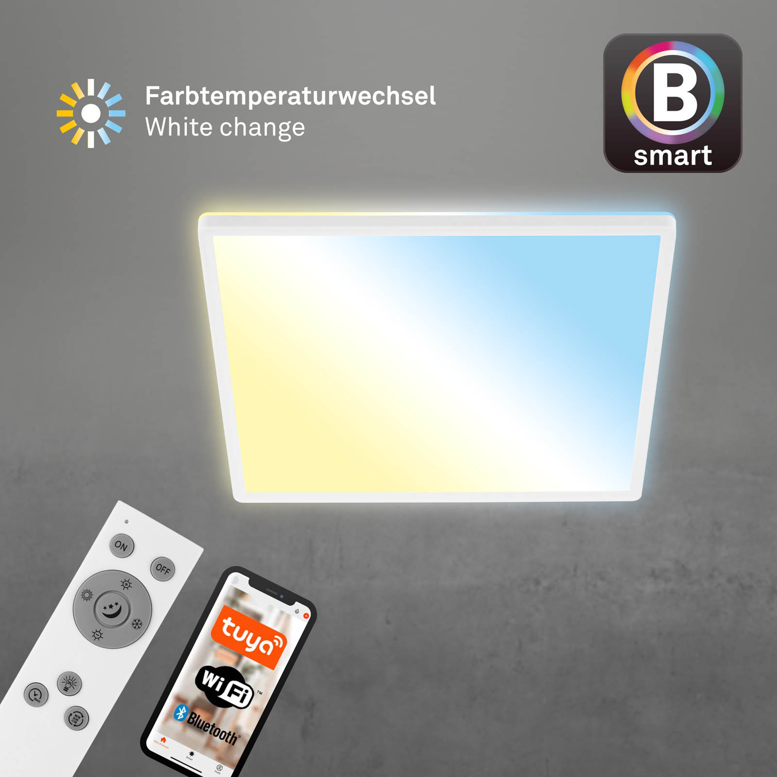 CCT LED Panel Weiß Smart Home