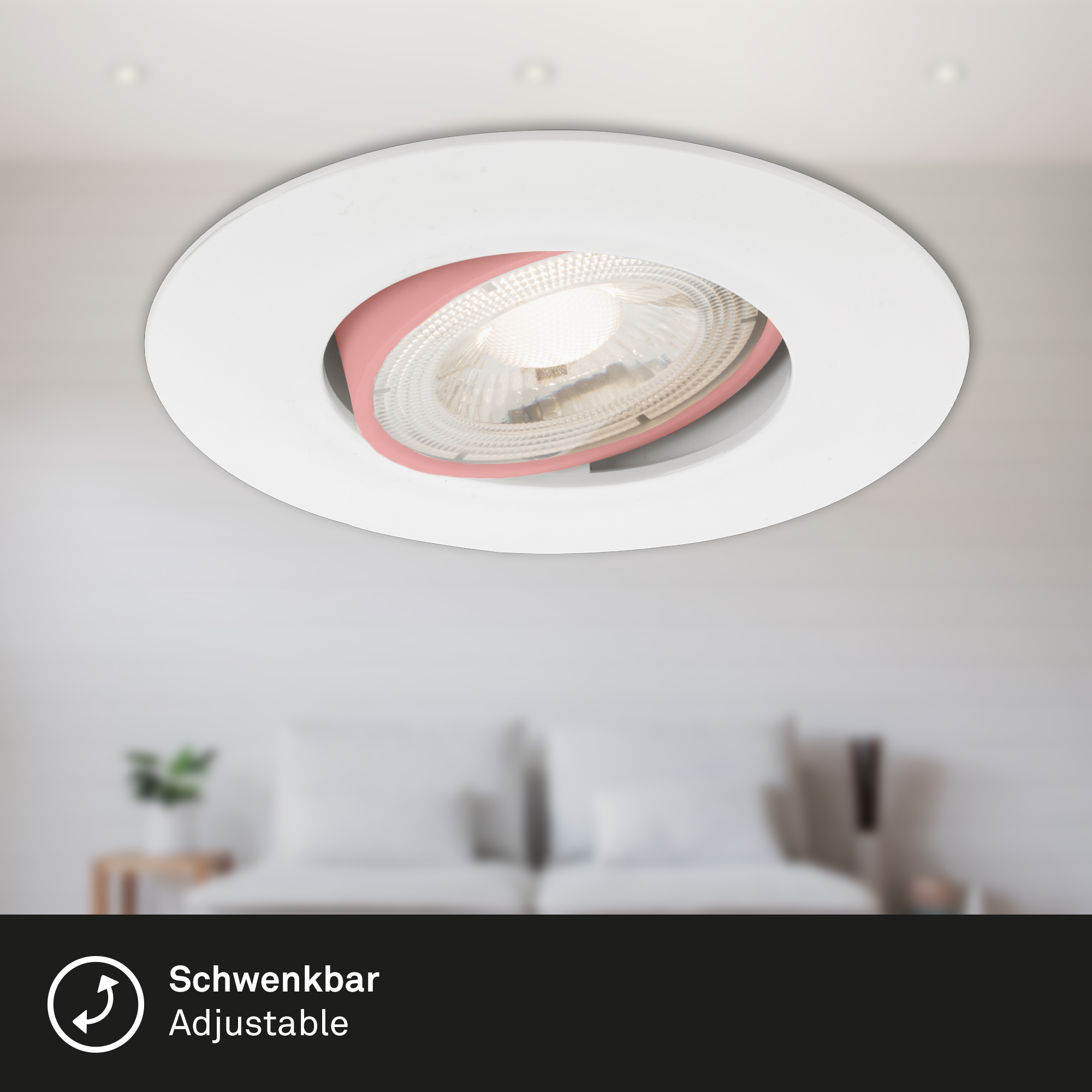 LED Einbauleuchten weiß 3xLED-Platine Funktion2