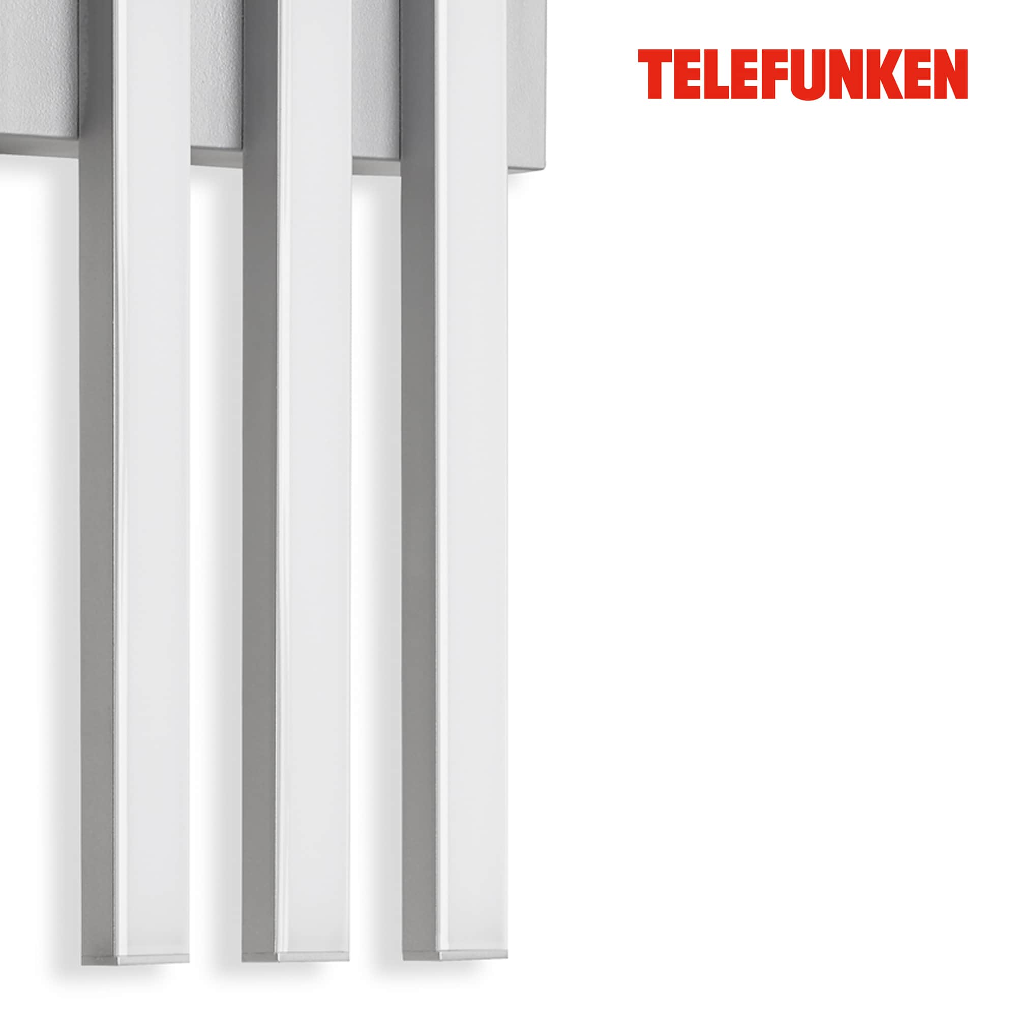 TELEFUNKEN LED Außenwandleuchte Silber