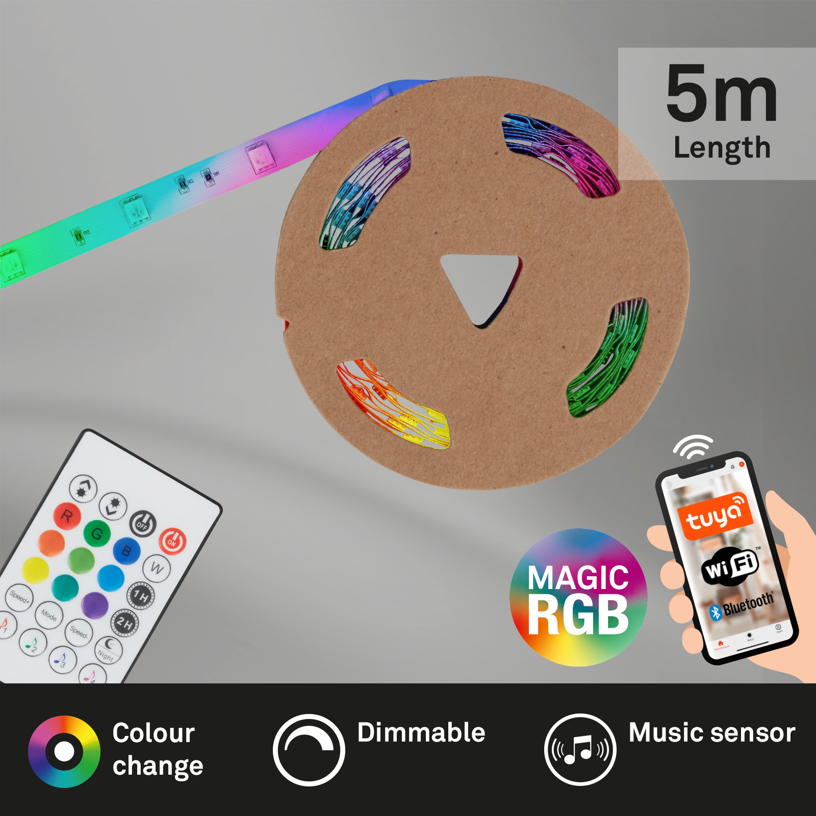 Magic RGB LED Flexband 5m