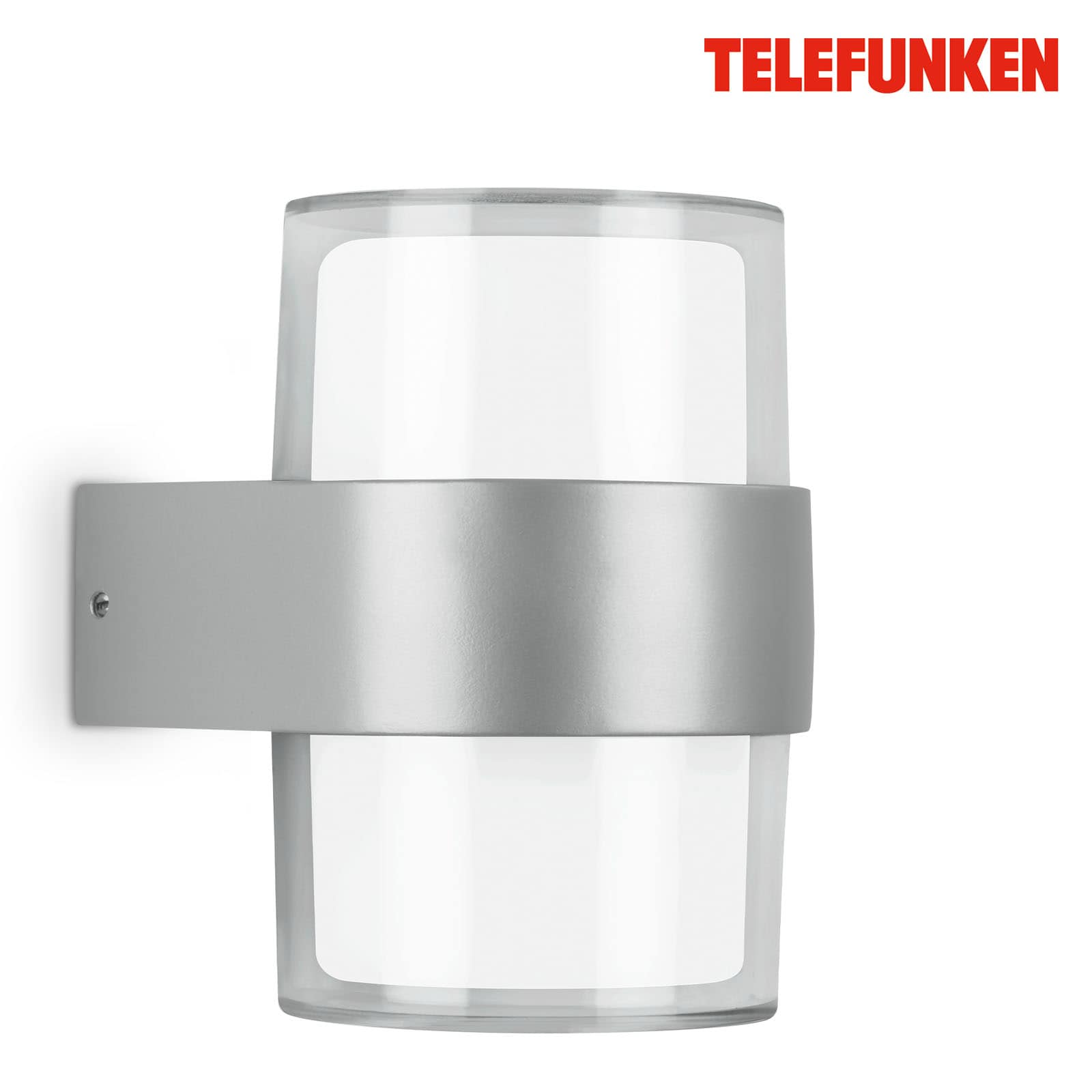 LED Außenleuchte silber LED Freisteller2