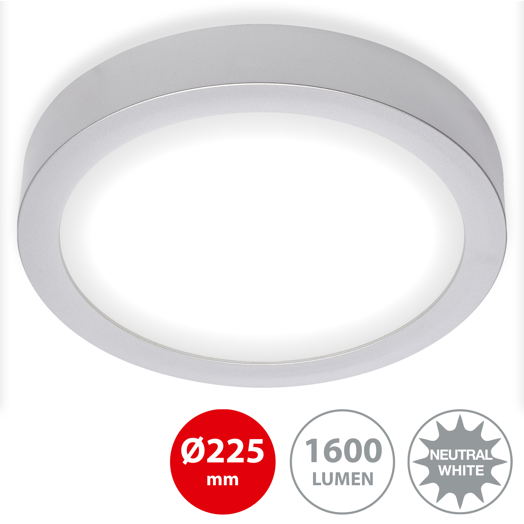 LED Aufbauleuchte chrom-matt LED-Platine1 Titelbild