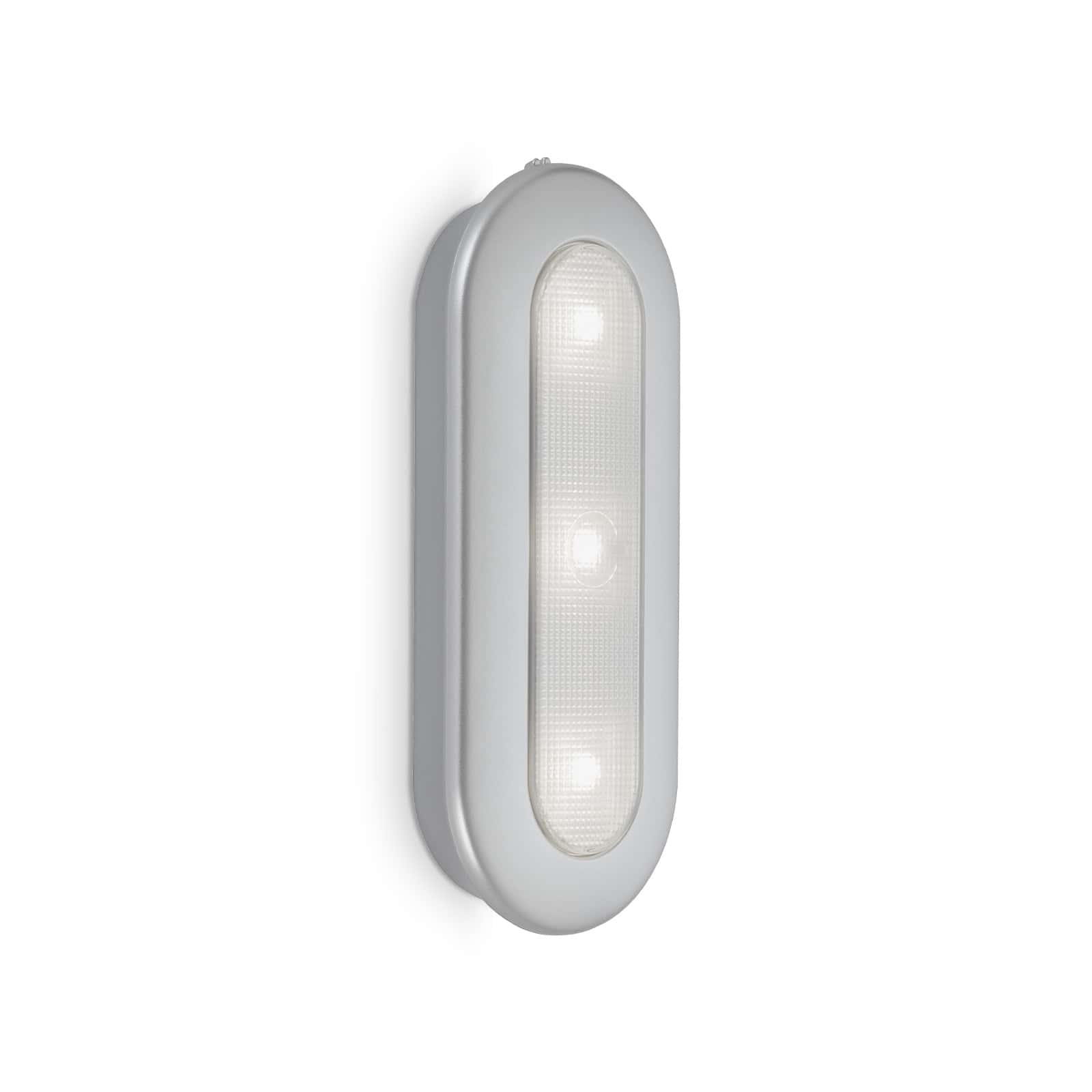 LED Push Light silberfarbig Freisteller2