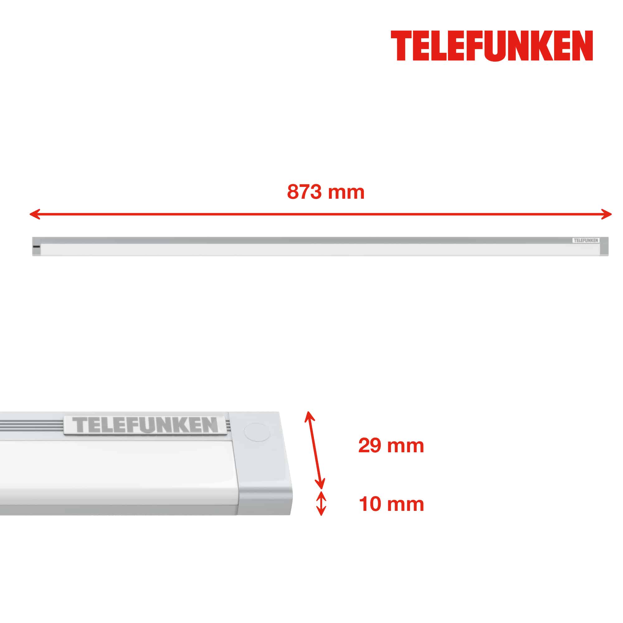 TELEFUNKEN LED Unterbauleuchte Silber