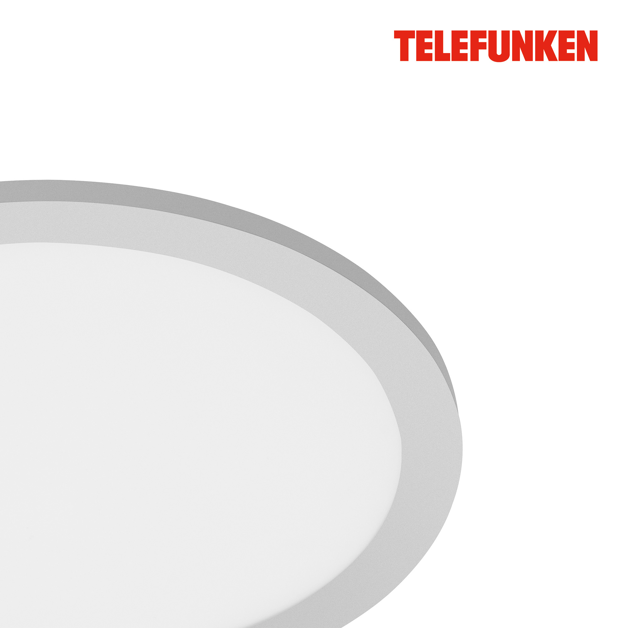 TELEFUNKEN Sensor LED Panel Chrom-Matt-Weiß