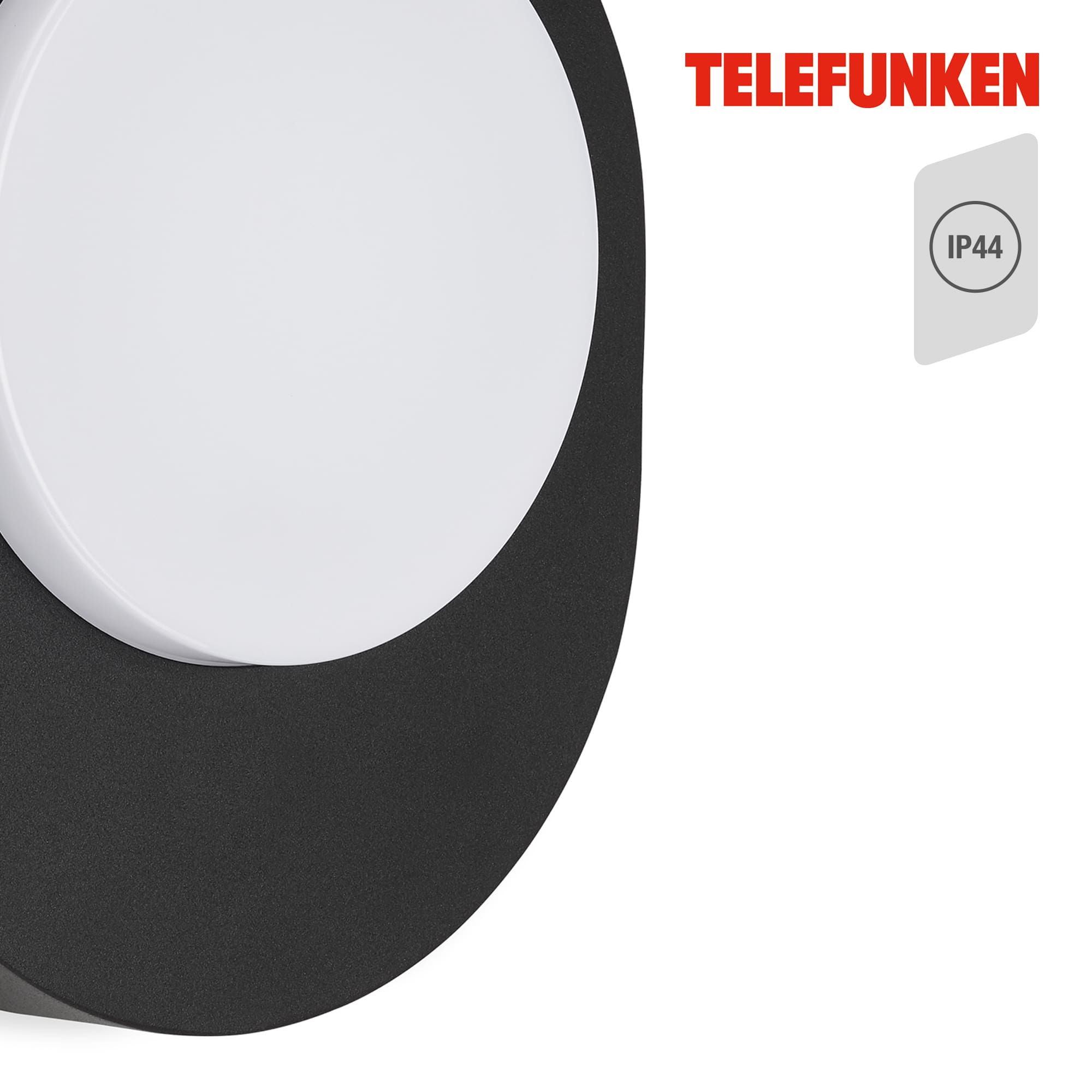 TELEFUNKEN LED Außenwandleuchte Schwarz