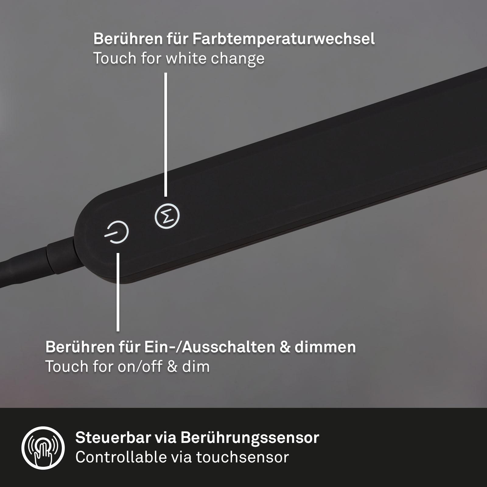 CCT LED Stehleuchte schwarz LED Freisteller2