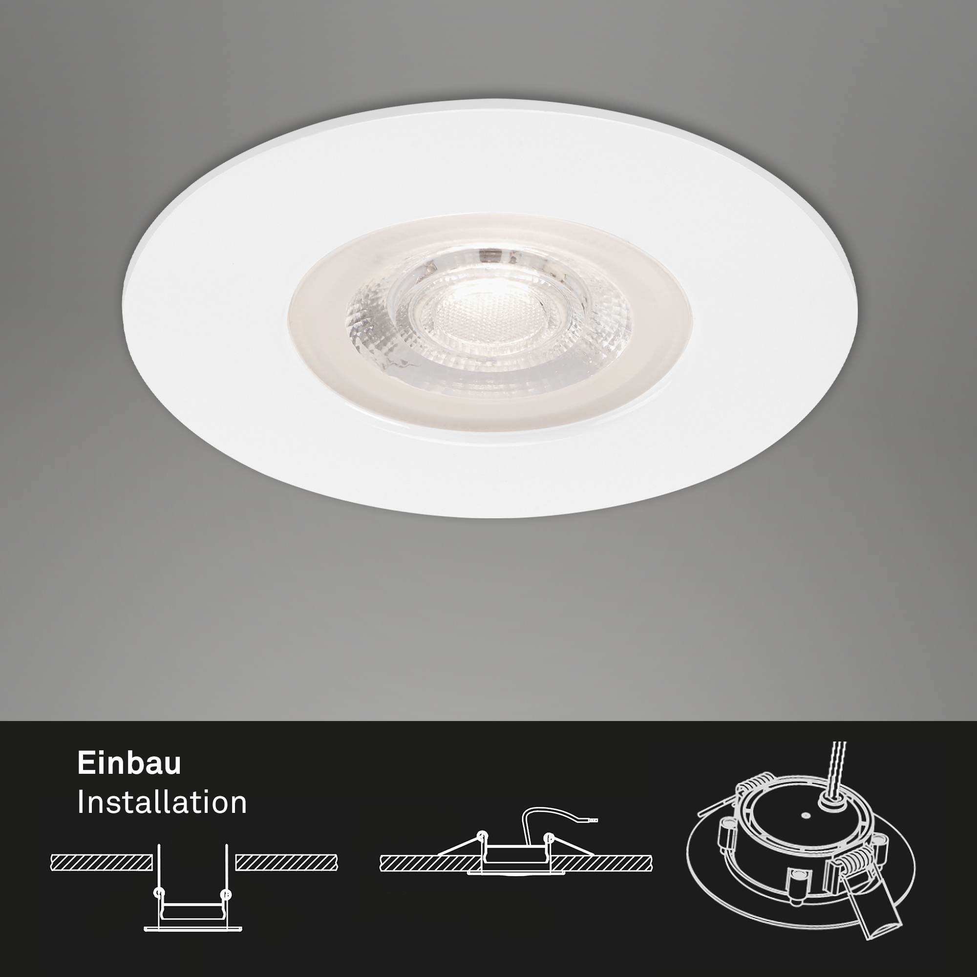 LED Einbauleuchte weiß 1xLED-Platine Funktion1