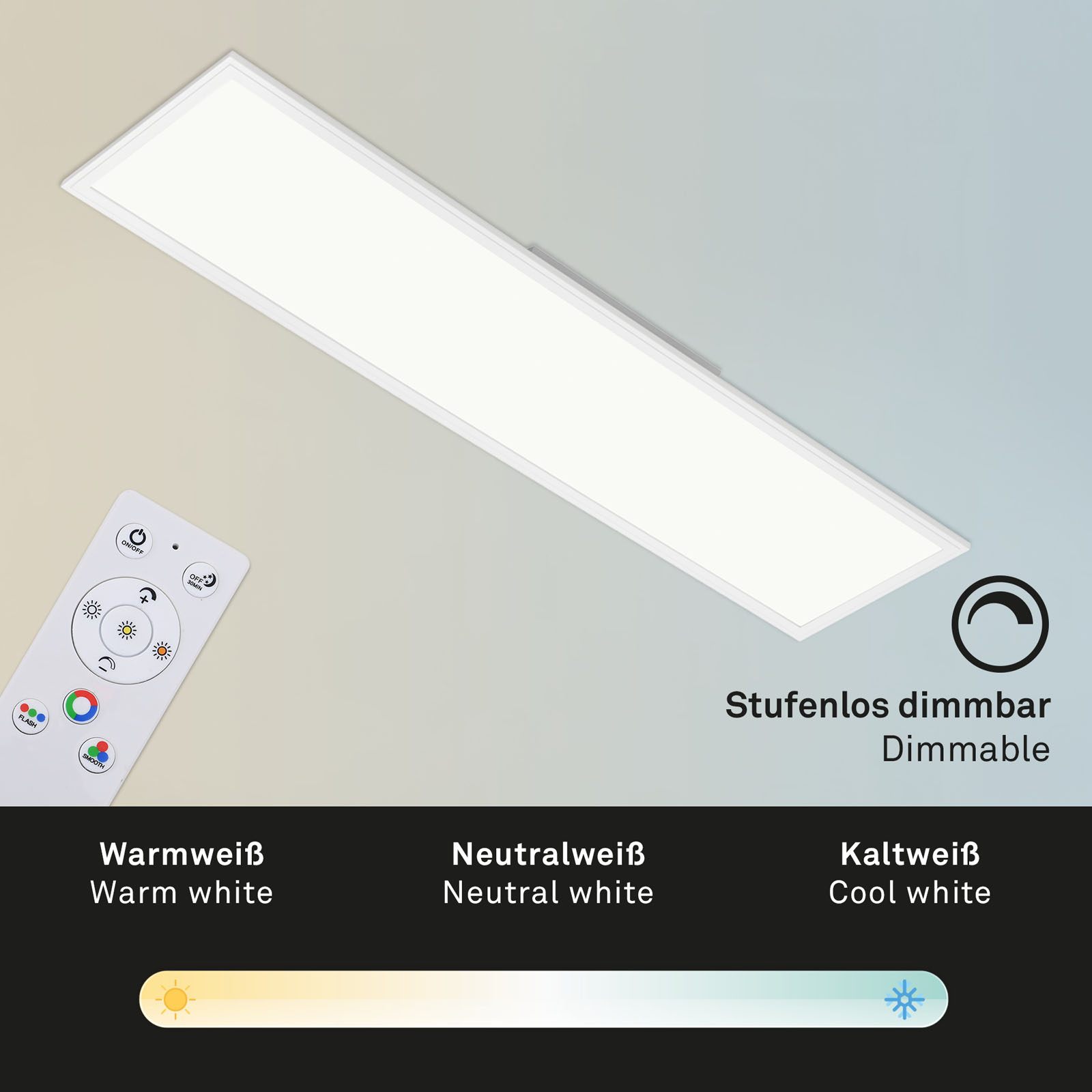 RGB CCT LED Panel weiß LED-Platine/ + RGB-LED Freisteller2