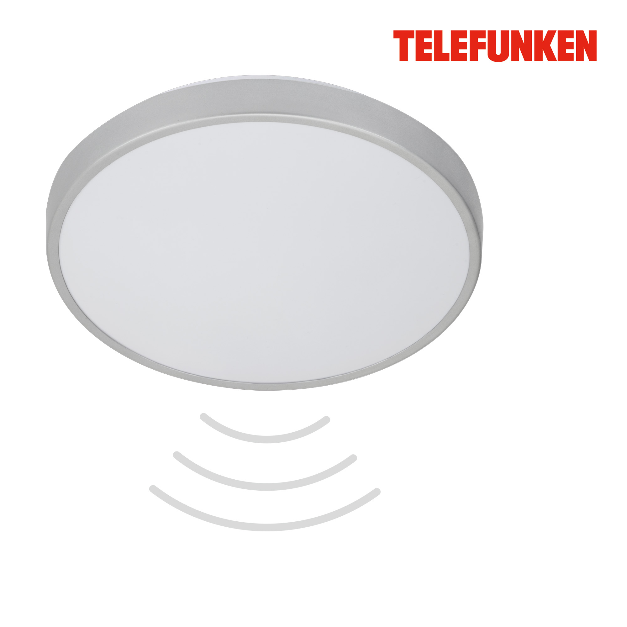 TELEFUNKEN Sensor LED Deckenleuchte Weiß-Titan