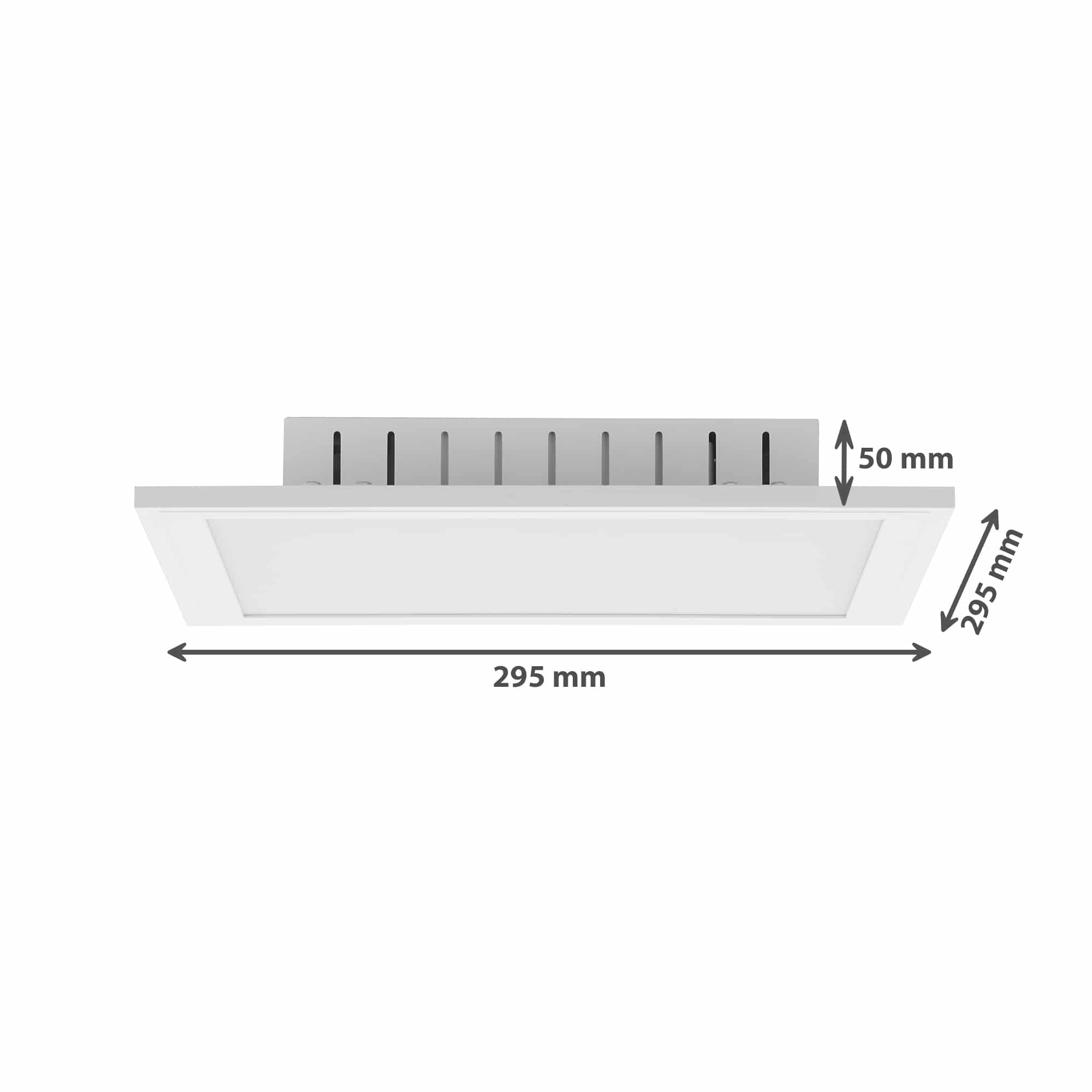 RGB CCT LED Panel weiß LED-Platine1 + RGB-LED Maßzeichnung