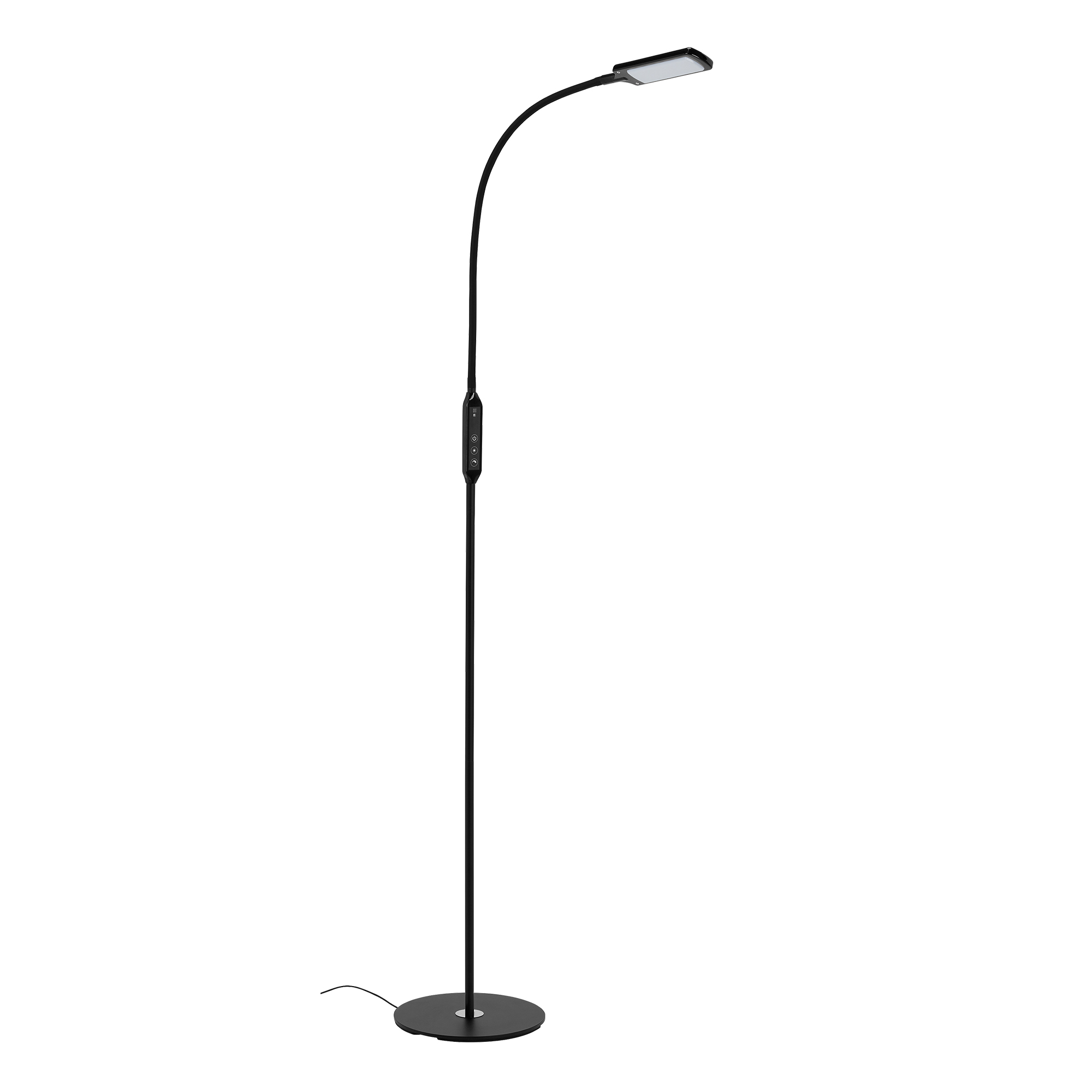 LED CCT Toccante Lampada da terra Ø 24 cm 7W 700lm nero