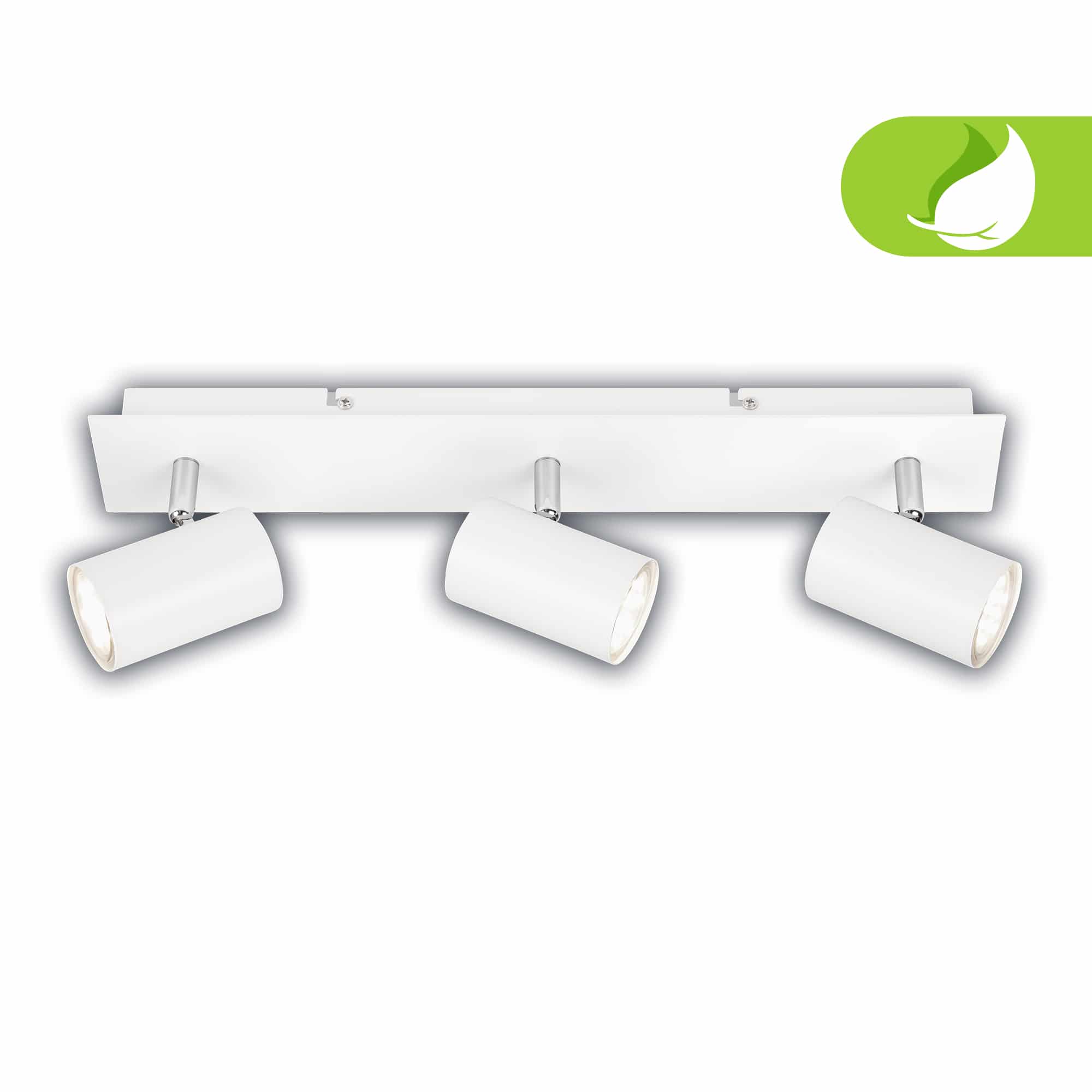 Briloner Isil A LED ceiling spotlight, energy efficiency A, swivelling, white