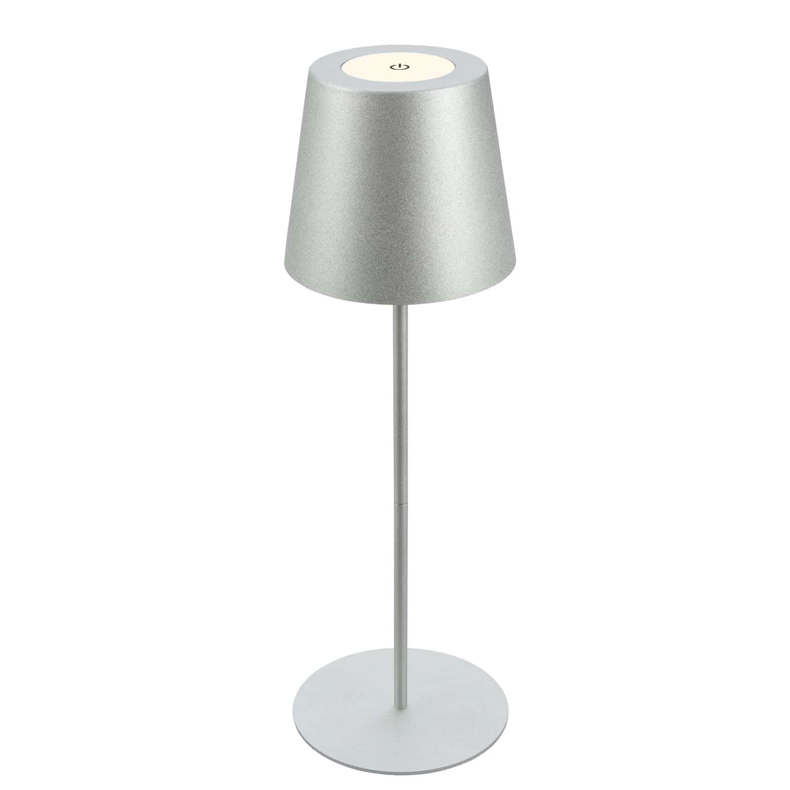 Briloner table lamp cordless, touch, height-adjustable, rechargeable battery replaceable