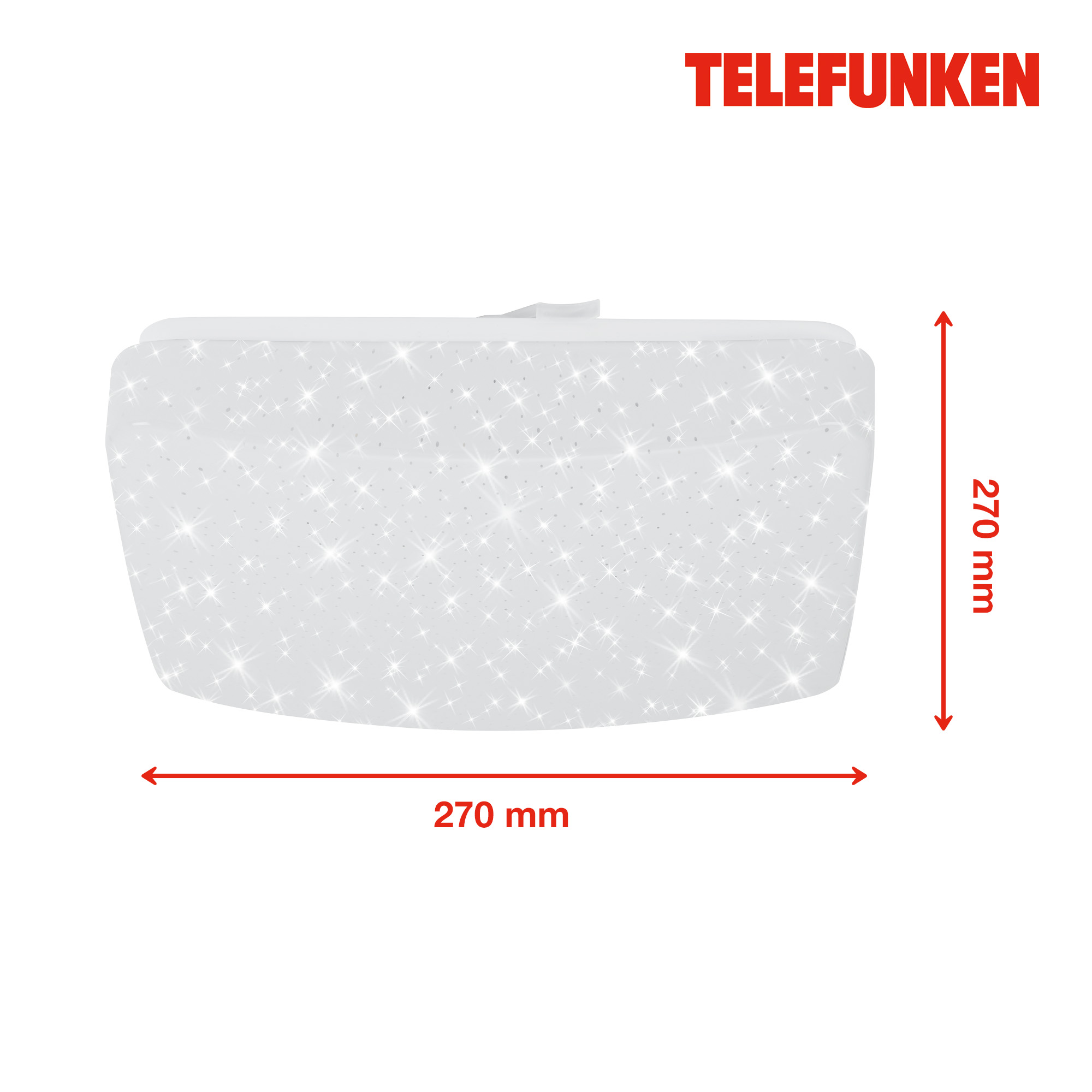 TELEFUNKEN Sensor LED Deckenleuchte Weiß