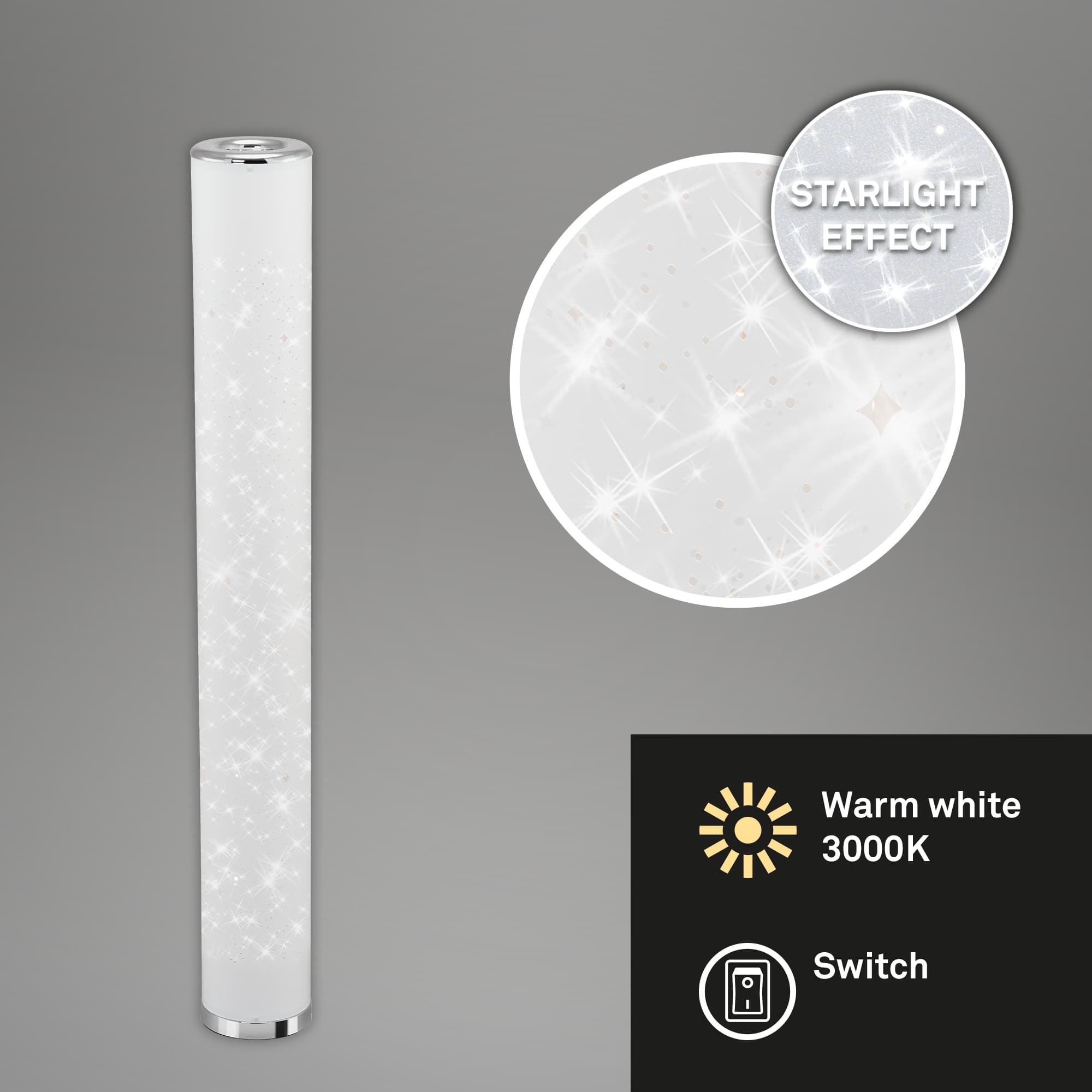 LED Stehleuchte Ø 13 cm 10W weiß 1050lm