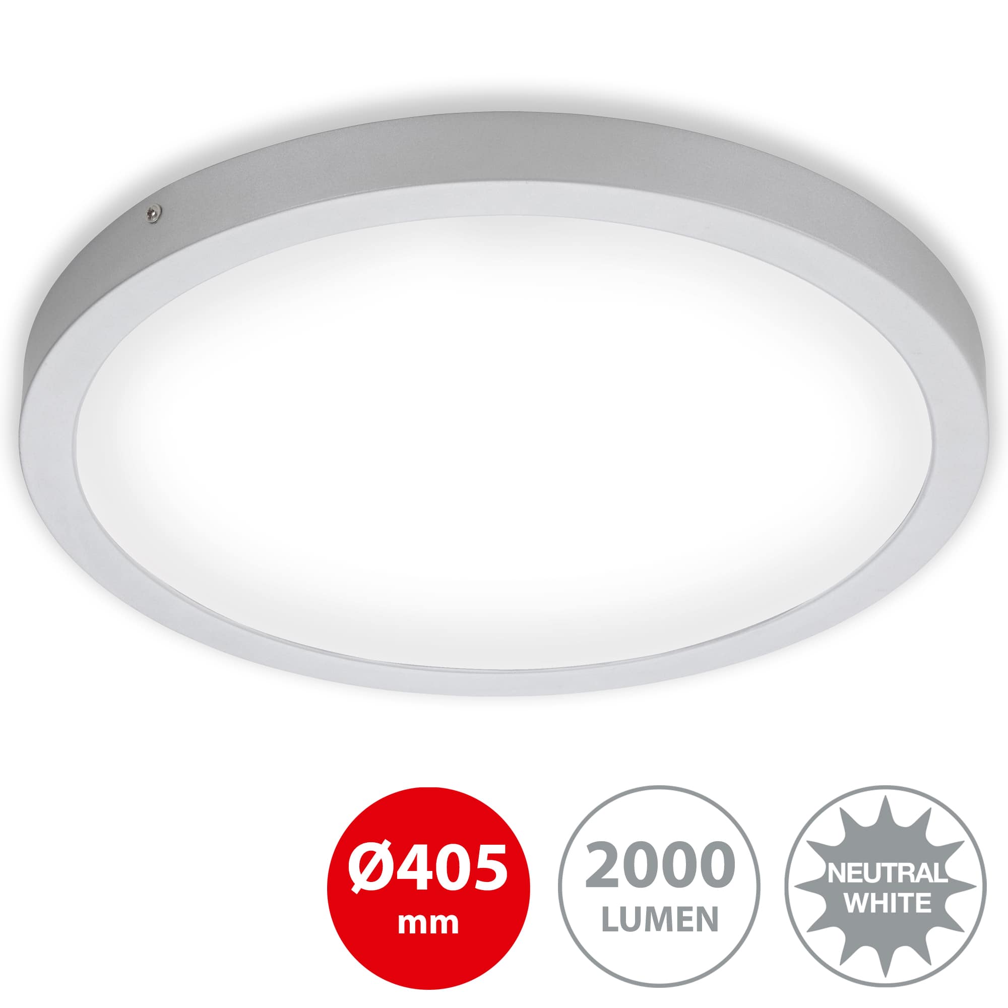 LED Aufbauleuchte chrom-matt LED-Platine Titelbild