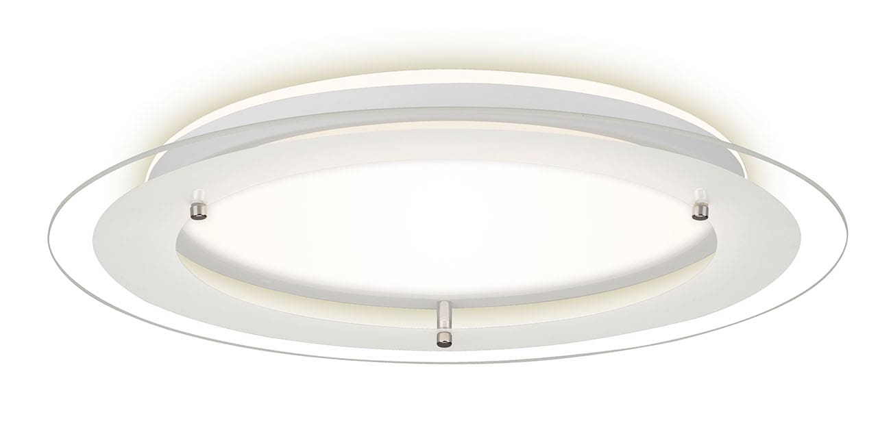 LED Deckenleuchte, Ø 40 cm, 18 W, Weiß