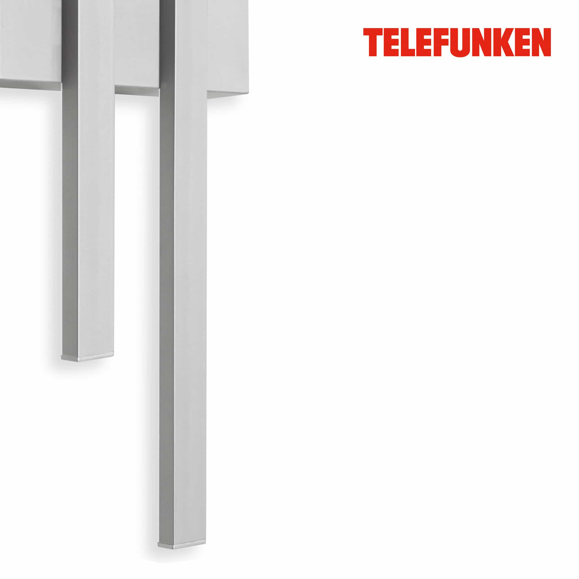 TELEFUNKEN LED Außenwandleuchte Silber