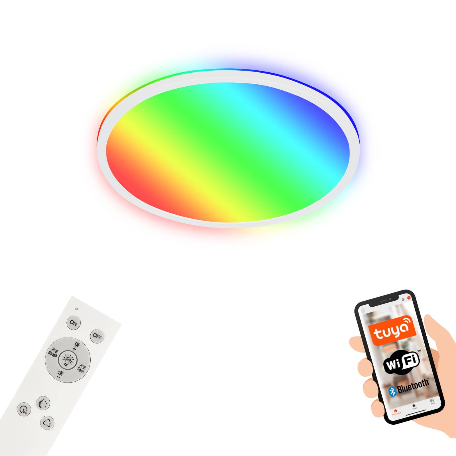 B smart RGB/W-LED Panel weiß