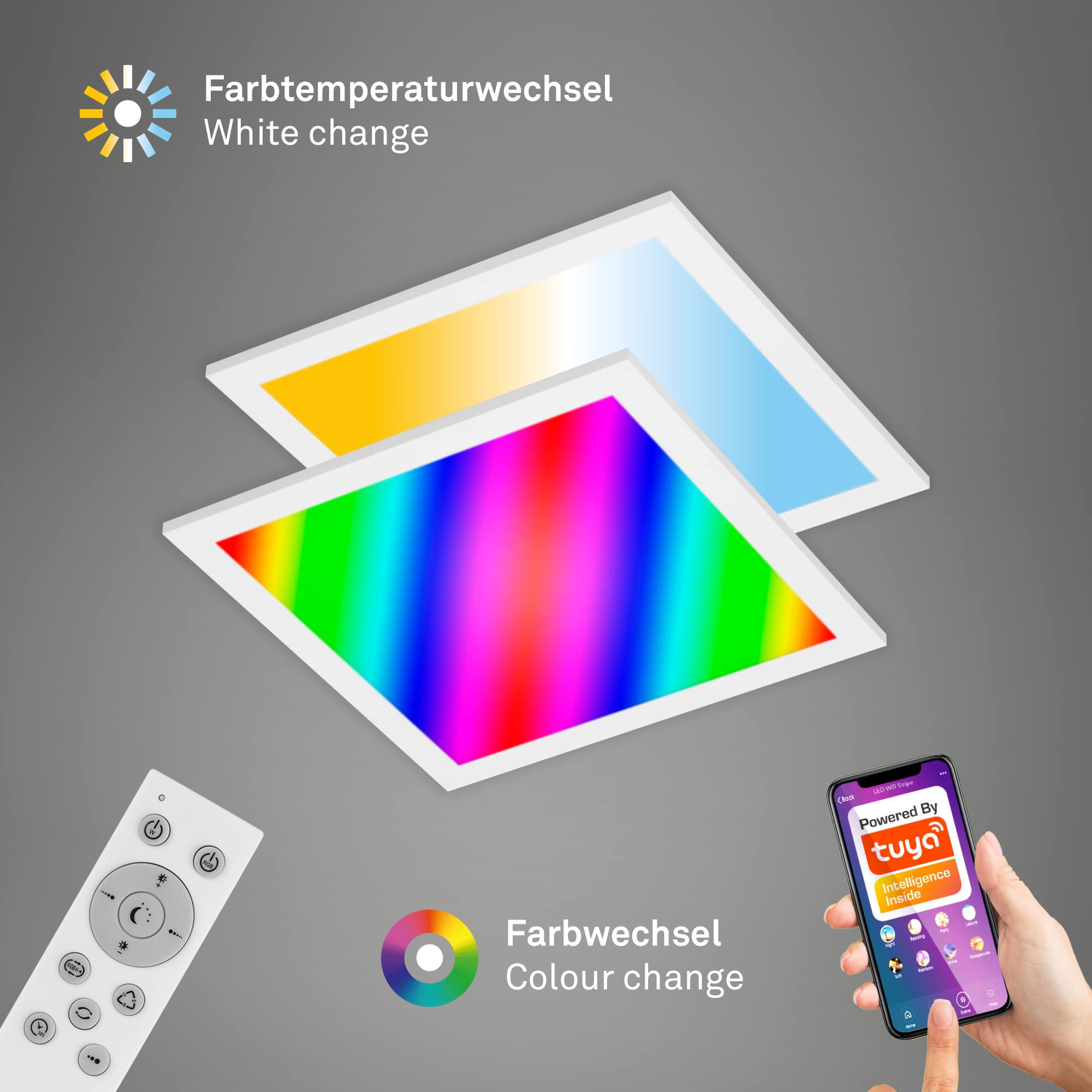 DirektSmart WiFi RGB-LED Panel CCT Funktion2