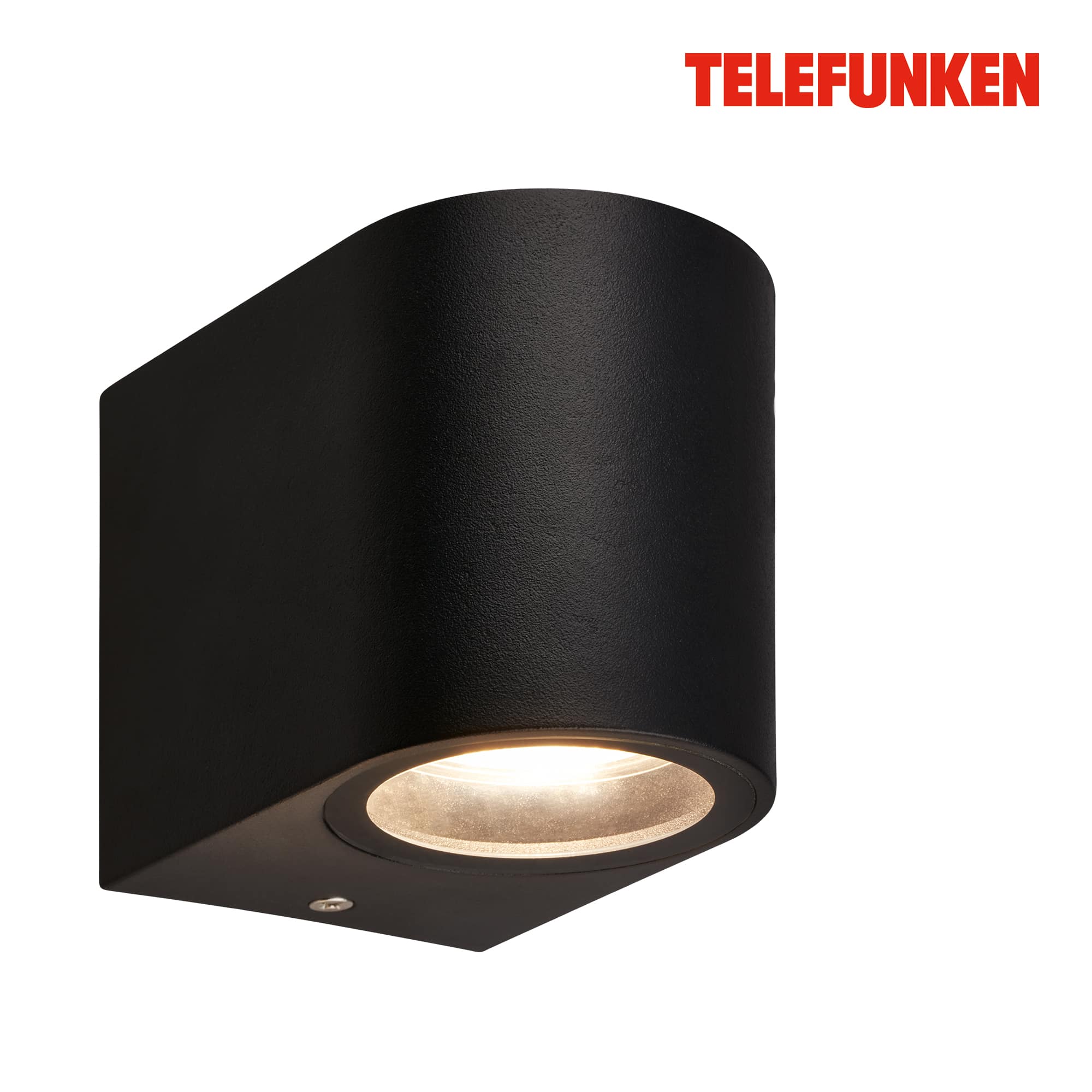 Telefunken LED wall light, splash-proof, on/off via wall switch