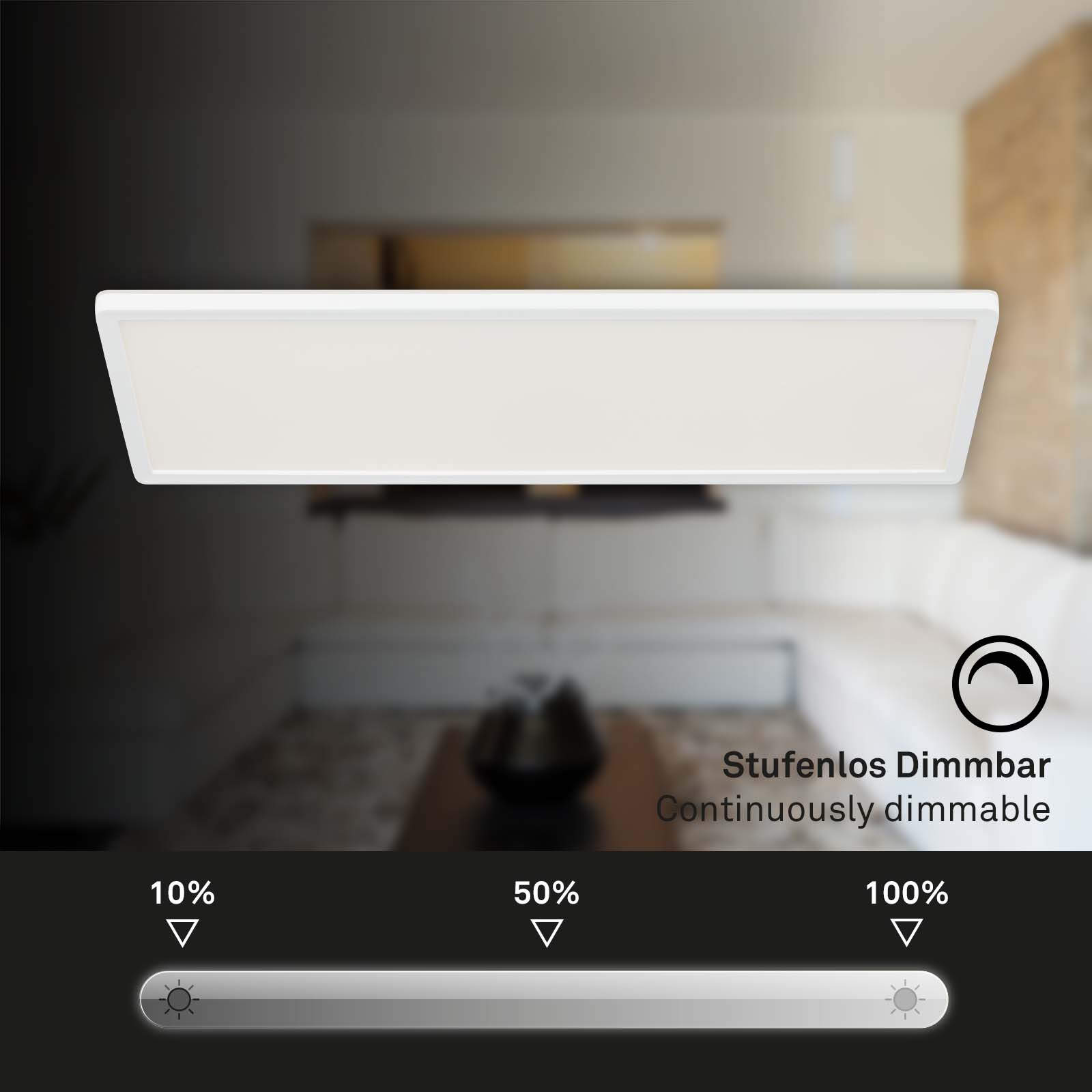 Ultraflaches CCT LED Panel Weiß