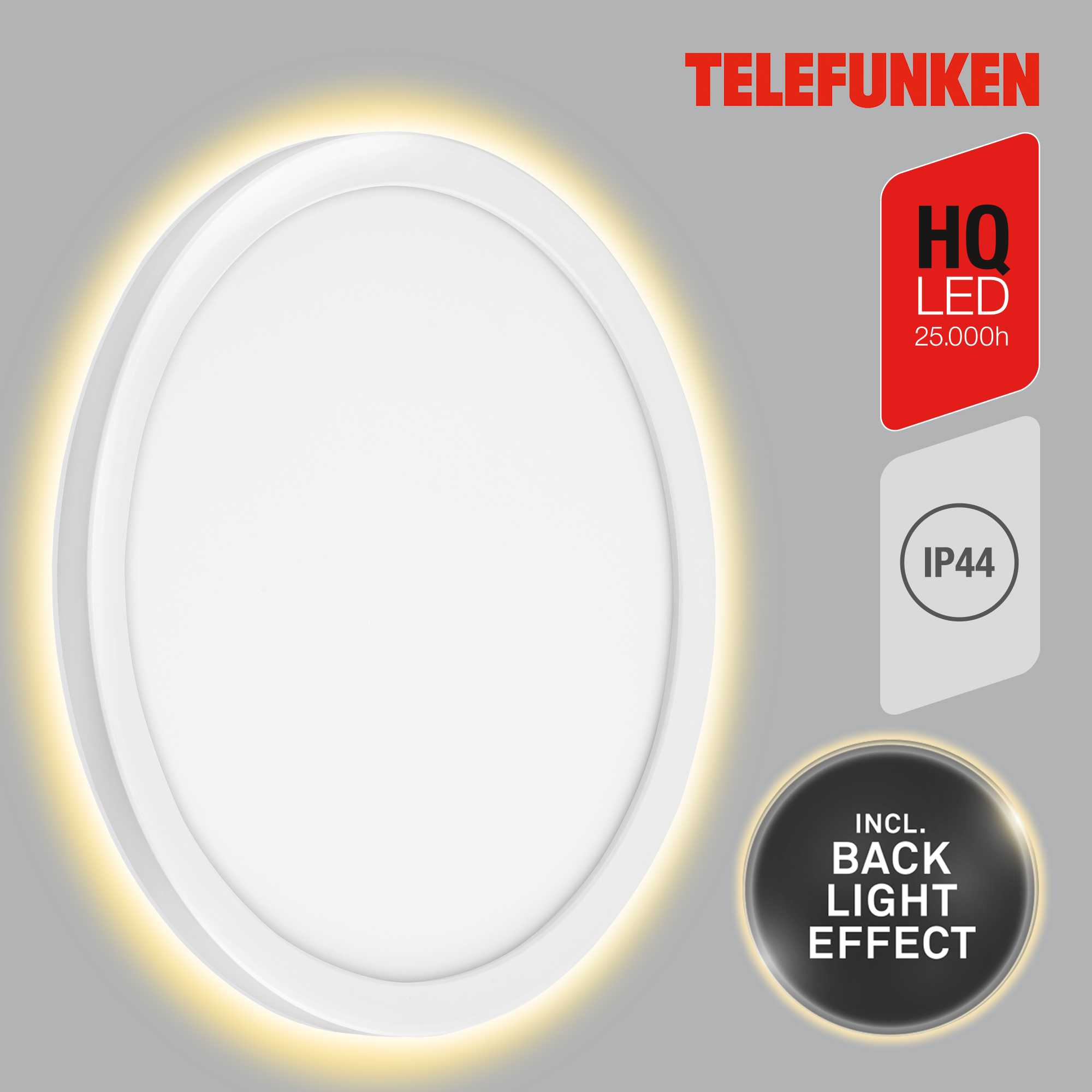 TELEFUNKEN LED Außenwandleuchte Weiß