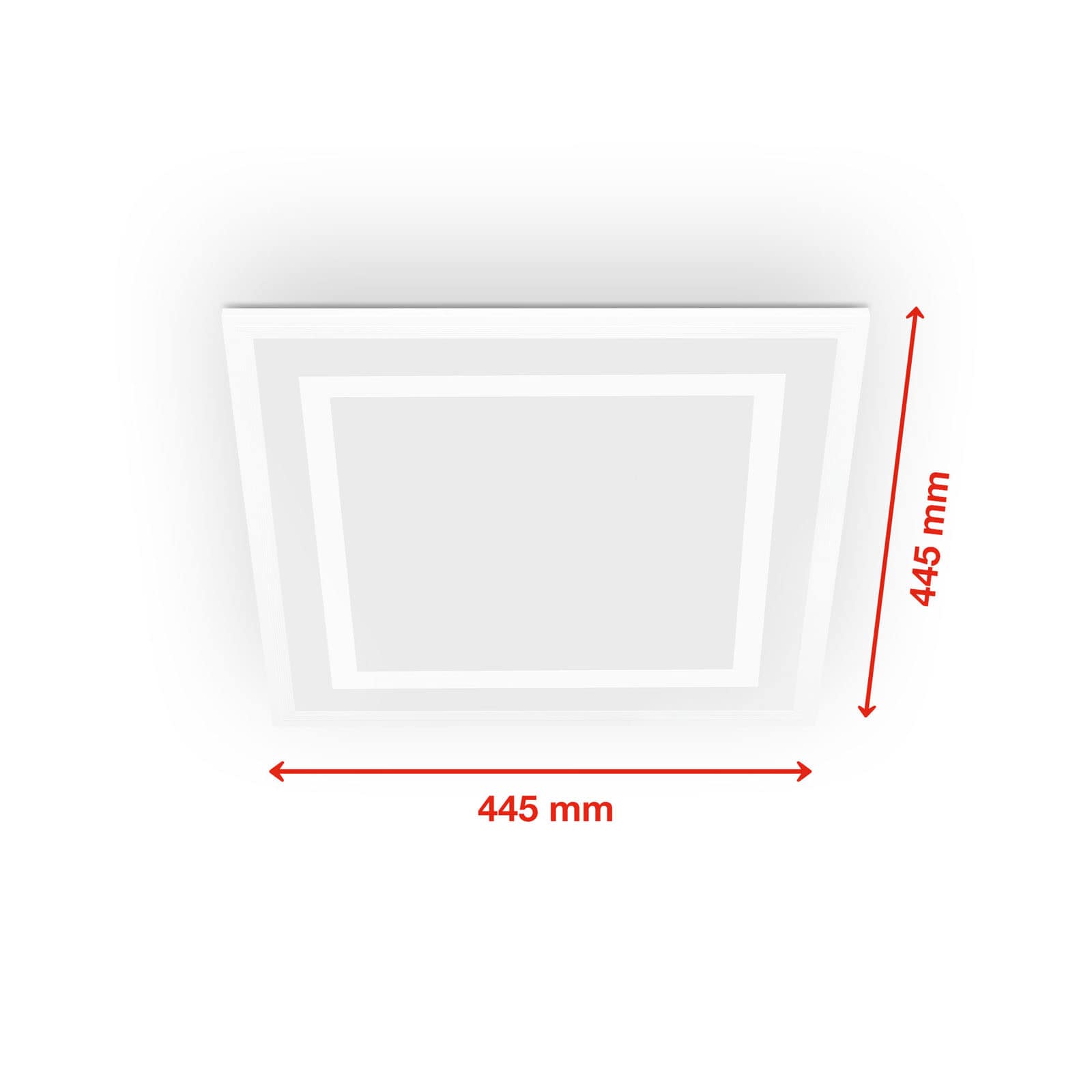 CCT LED Panel RGB Framelight weiß LED Maßzeichnung