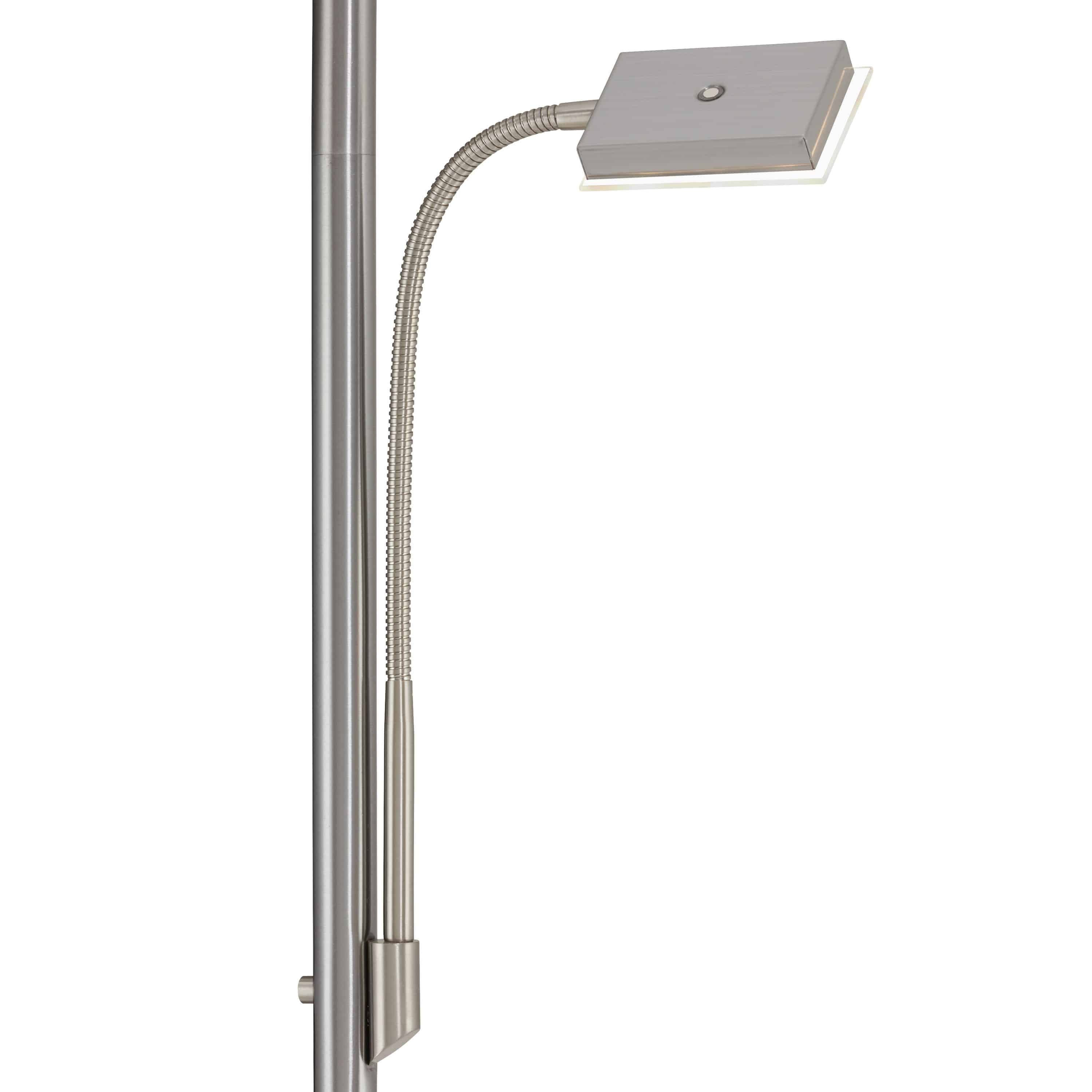 LED Fluter matt-nickel 1xLED-Platine Detail1