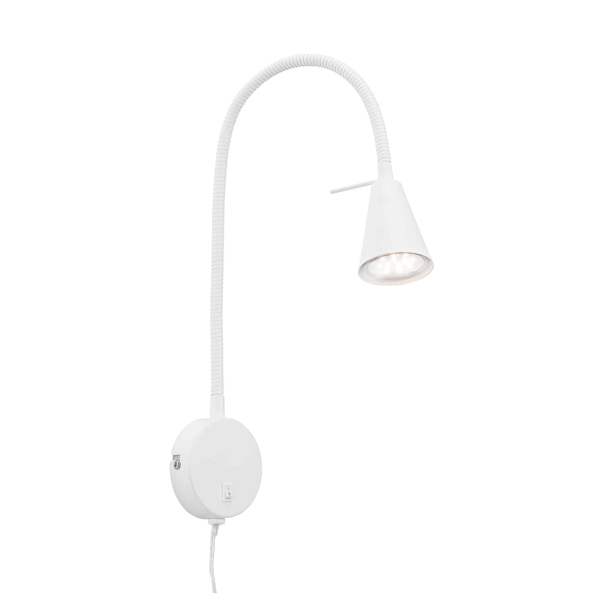 Flessibile Luce a parete 45 cm 1xGU10 5W 400lm bianco