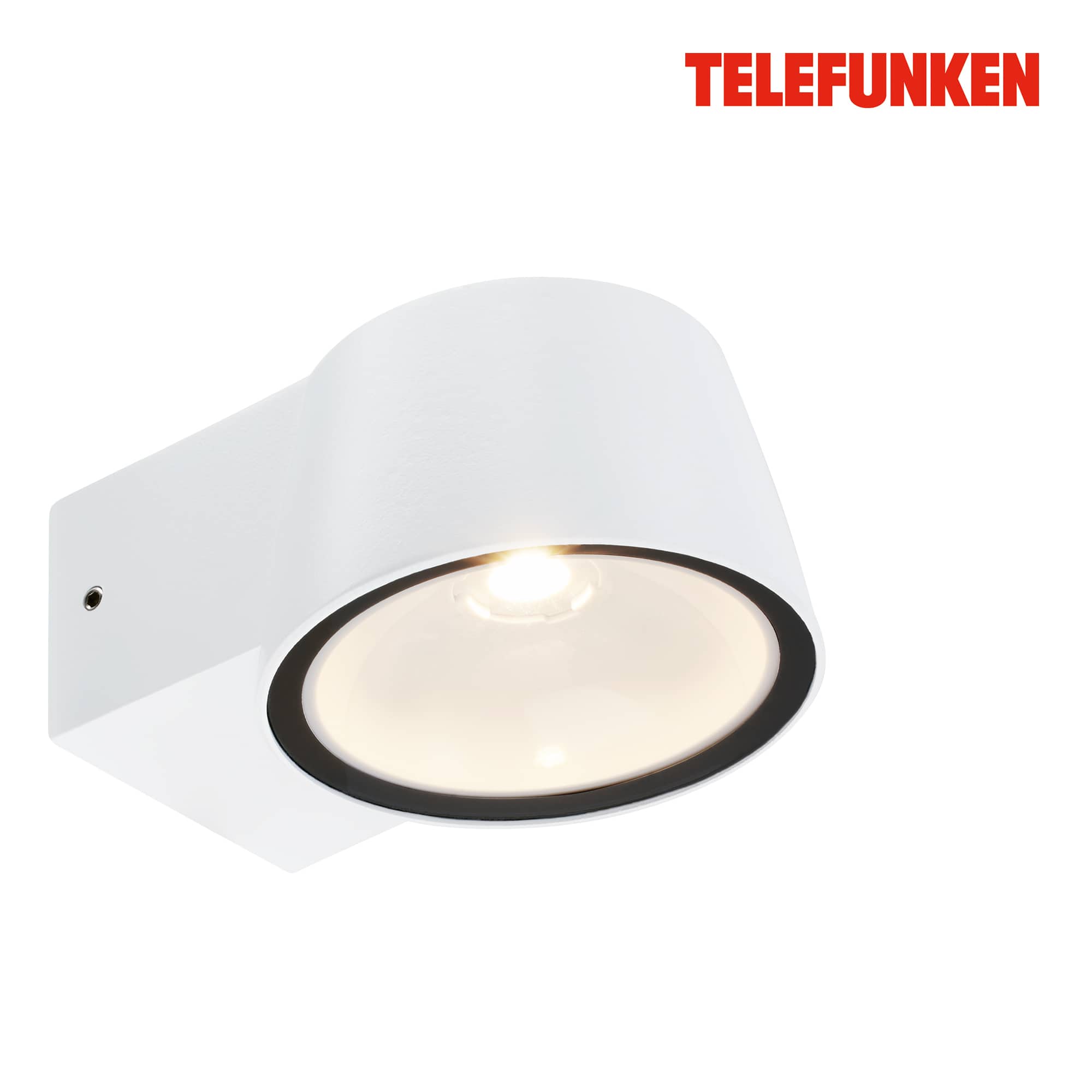 Telefunken LED Wandlampe, Spritzwasser- und Staubschutz, On/Off