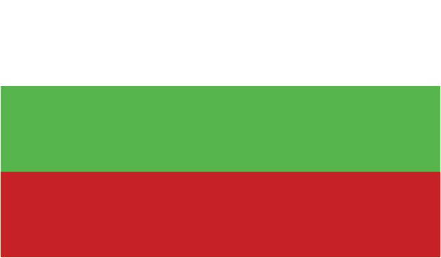 Flagge Bulgarien