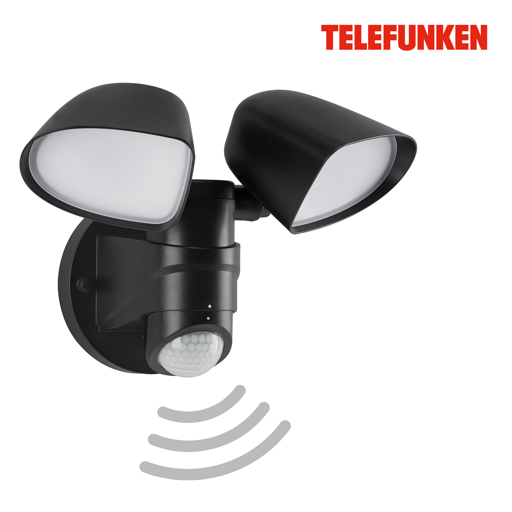 TELEFUNKEN LED Sensor Außenstrahler Schwarz