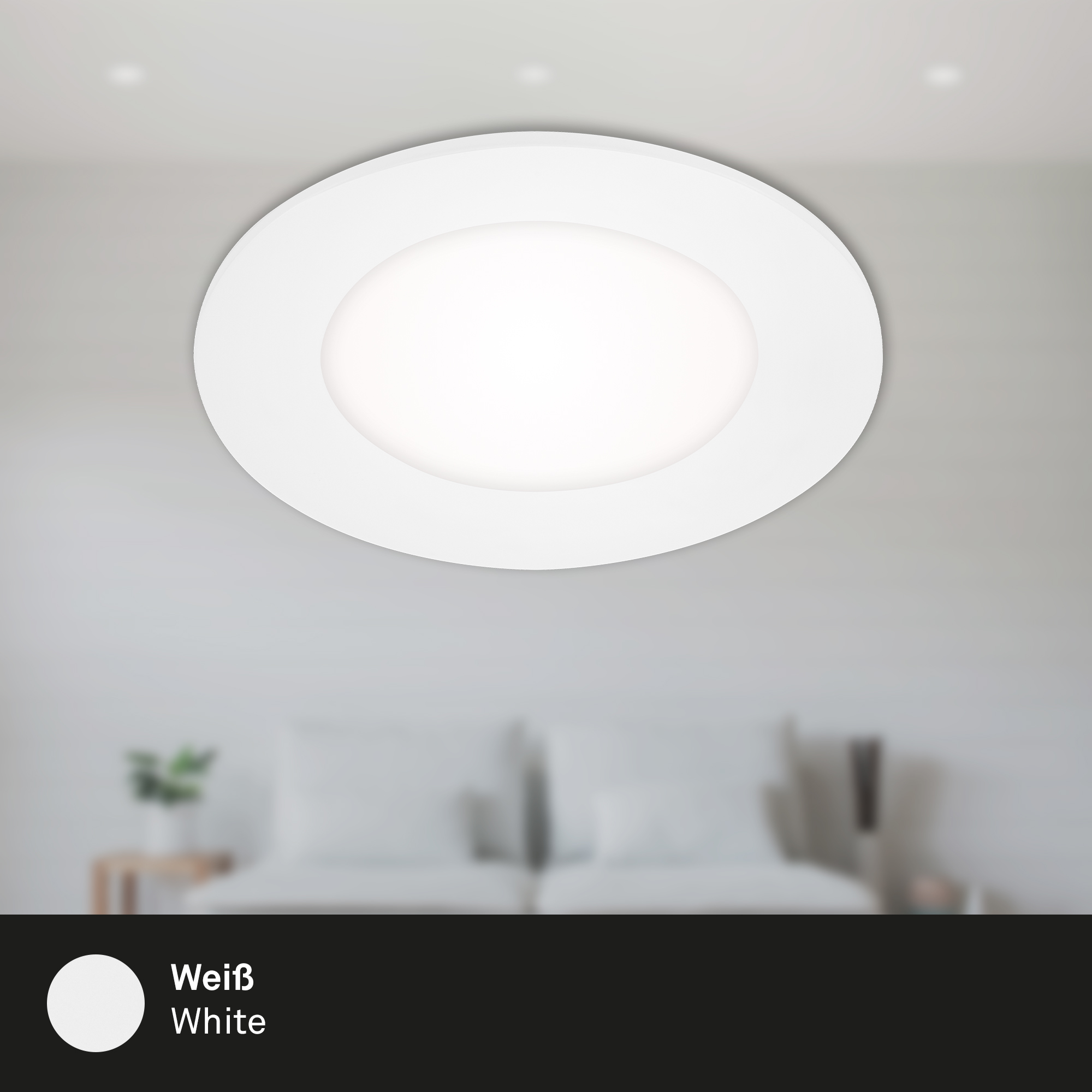 LED Einbauleuchte weiß 1xLED-Platine Funktion