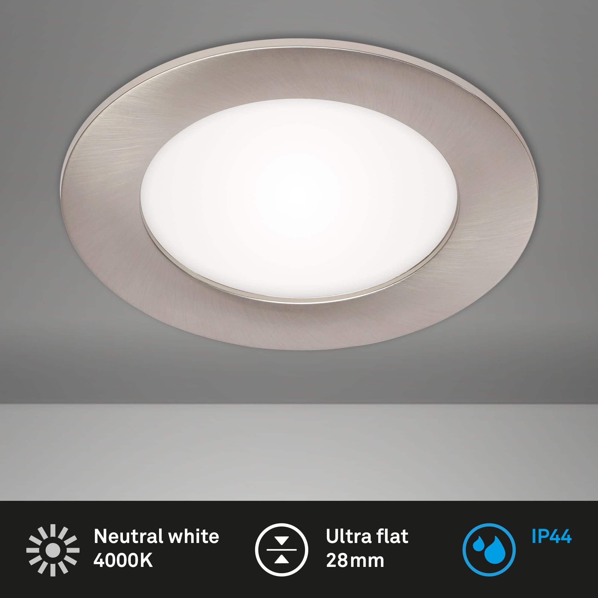 LED Einbauleuchte matt-nickel LED-Platine Titelbild