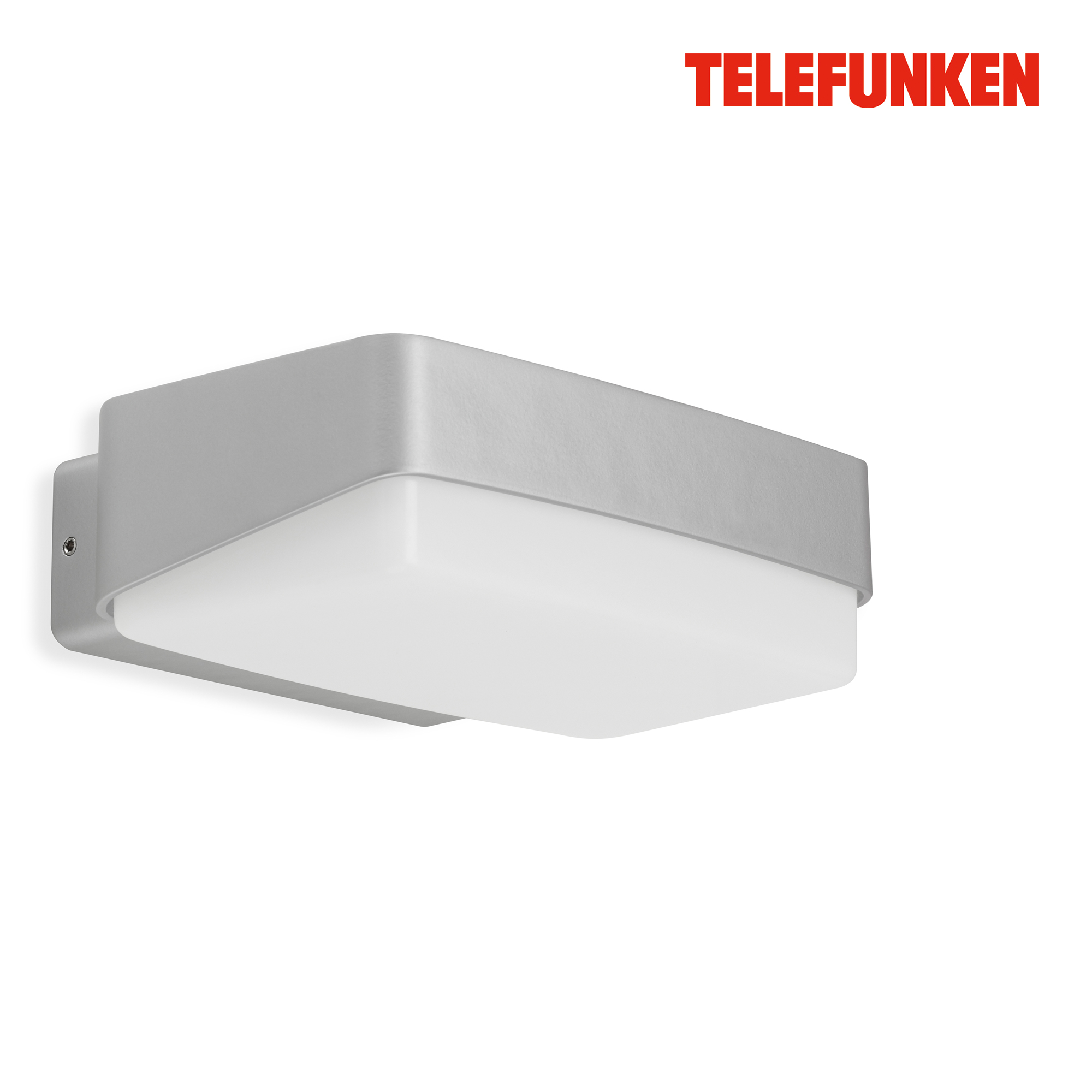 LED Außenwandleuchte silber 1xLED-Platine Funktion