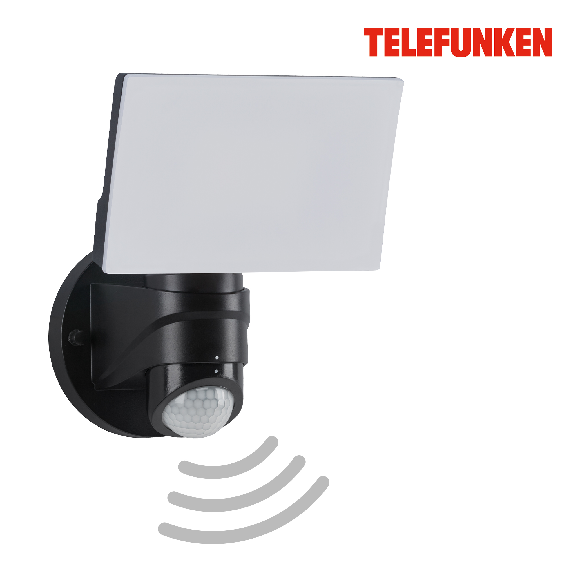 TELEFUNKEN LED Sensor Außenstrahler Schwarz