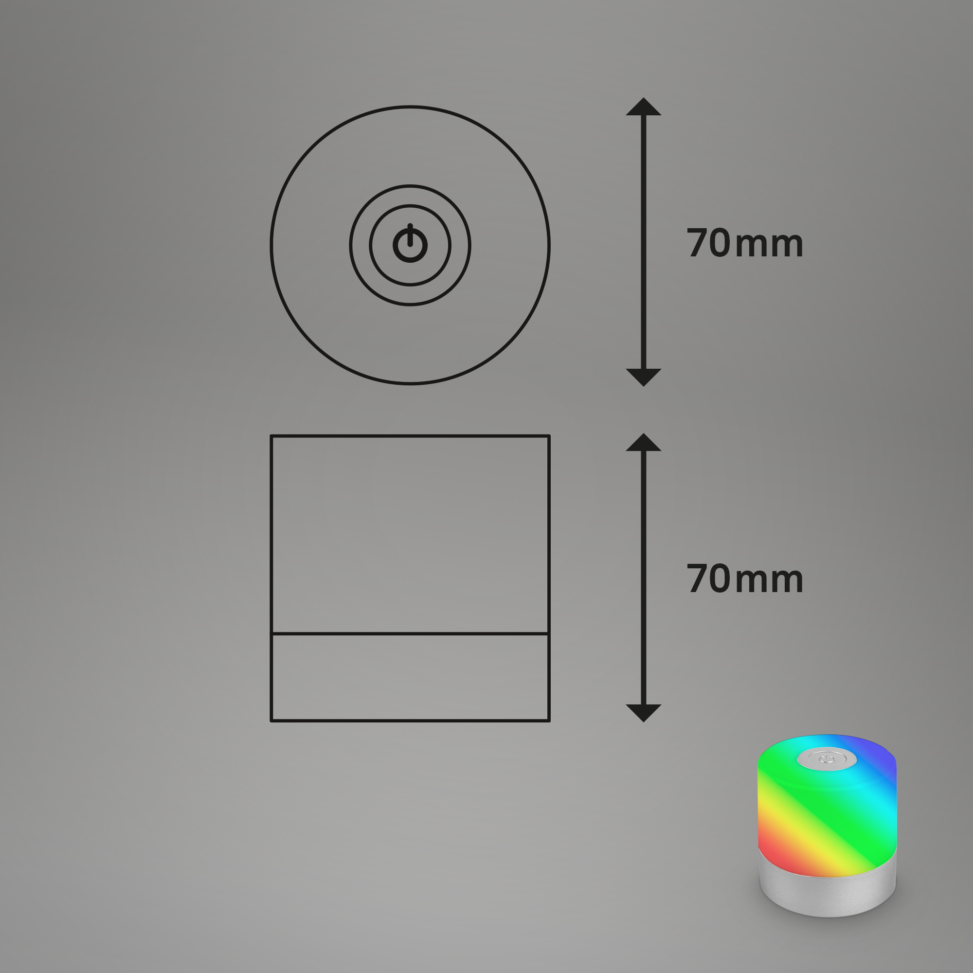 CD Led, Lampada da tavolo