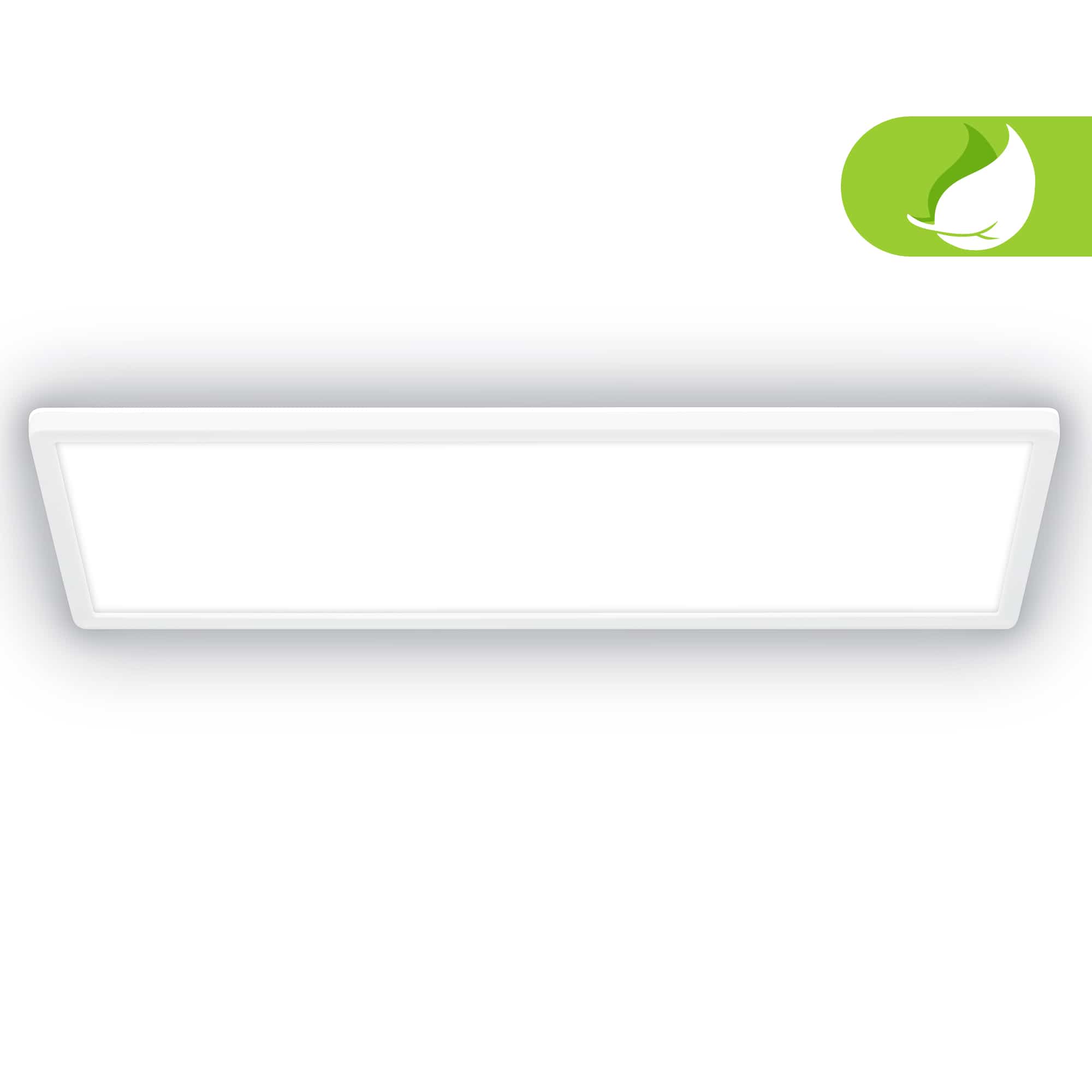 Briloner Tava A LED ceiling lamp, energy efficiency A, backlight, white