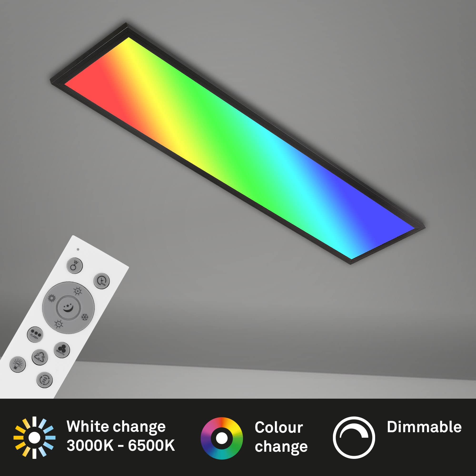 RGB CCT LED Panel schwarz LED-Platine + RGB-LED Titelbild