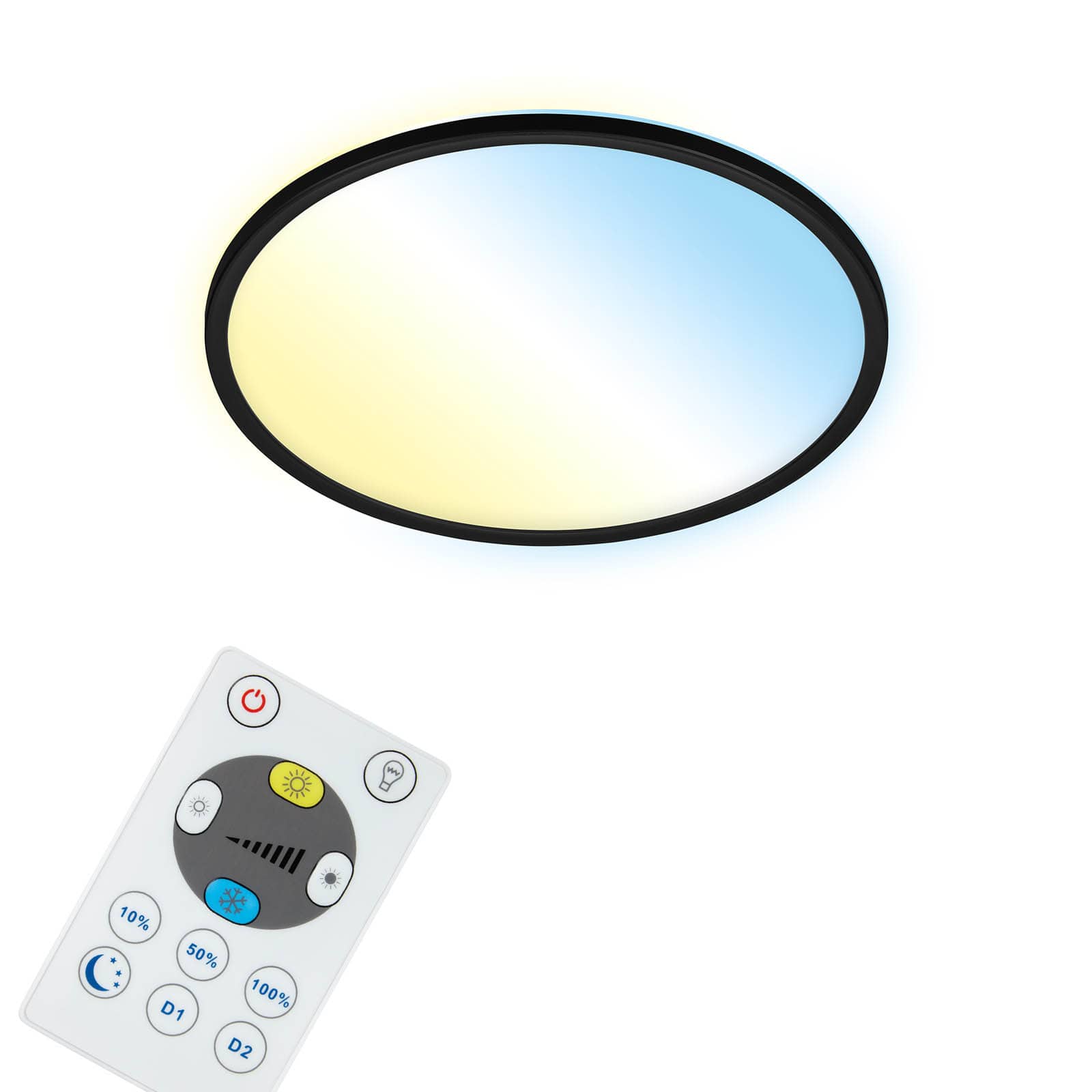 B smart WiFi + Bluetooth Ultraflaches CCT LED Panel mit Backlighteffekt Titelbild