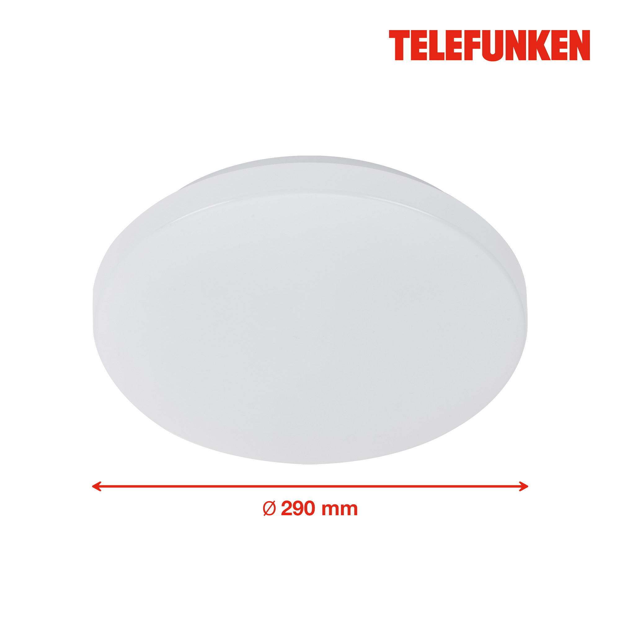 TELEFUNKEN Sensor LED Deckenleuchte Weiß