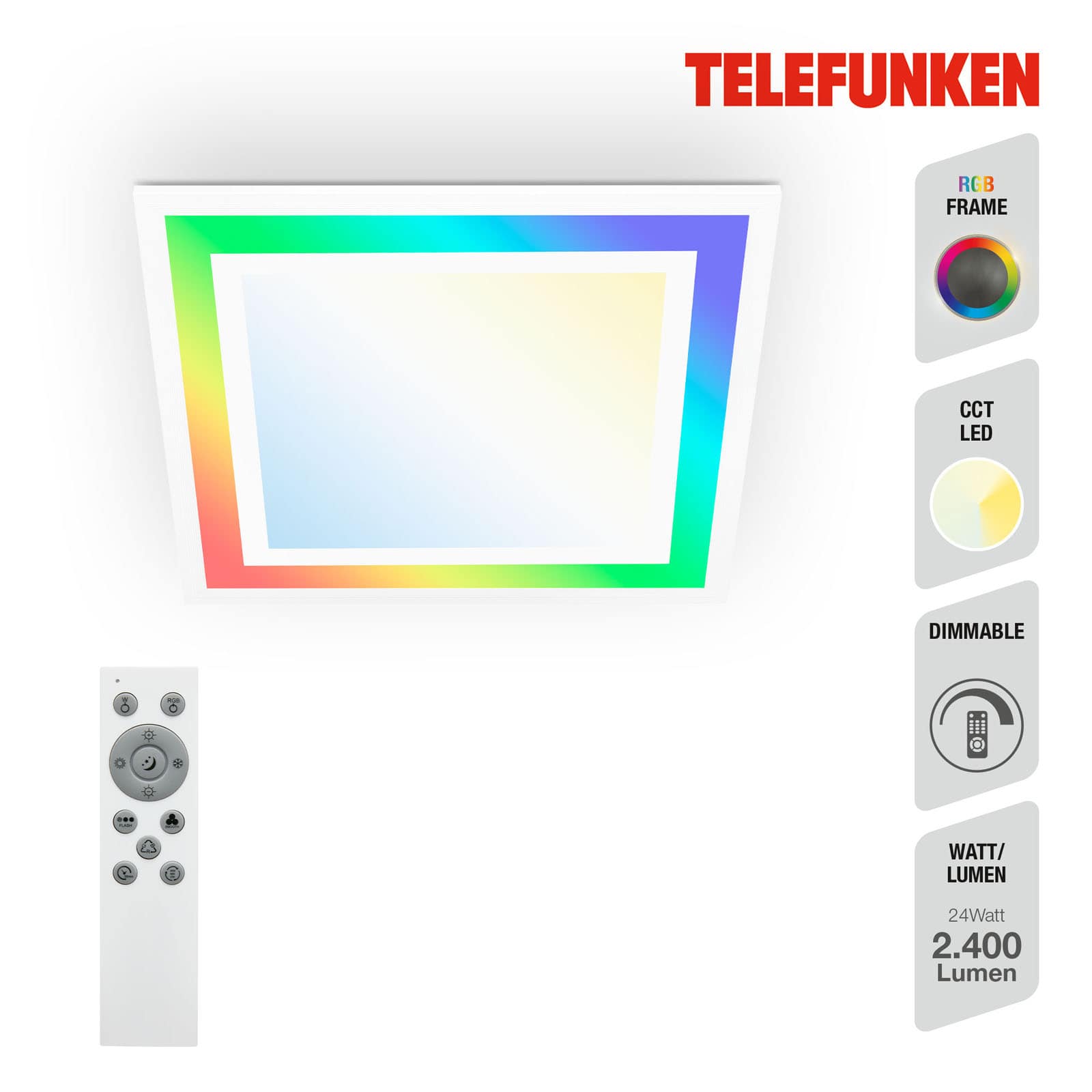 CCT LED Panel RGB Framelight weiß LED Titelbild