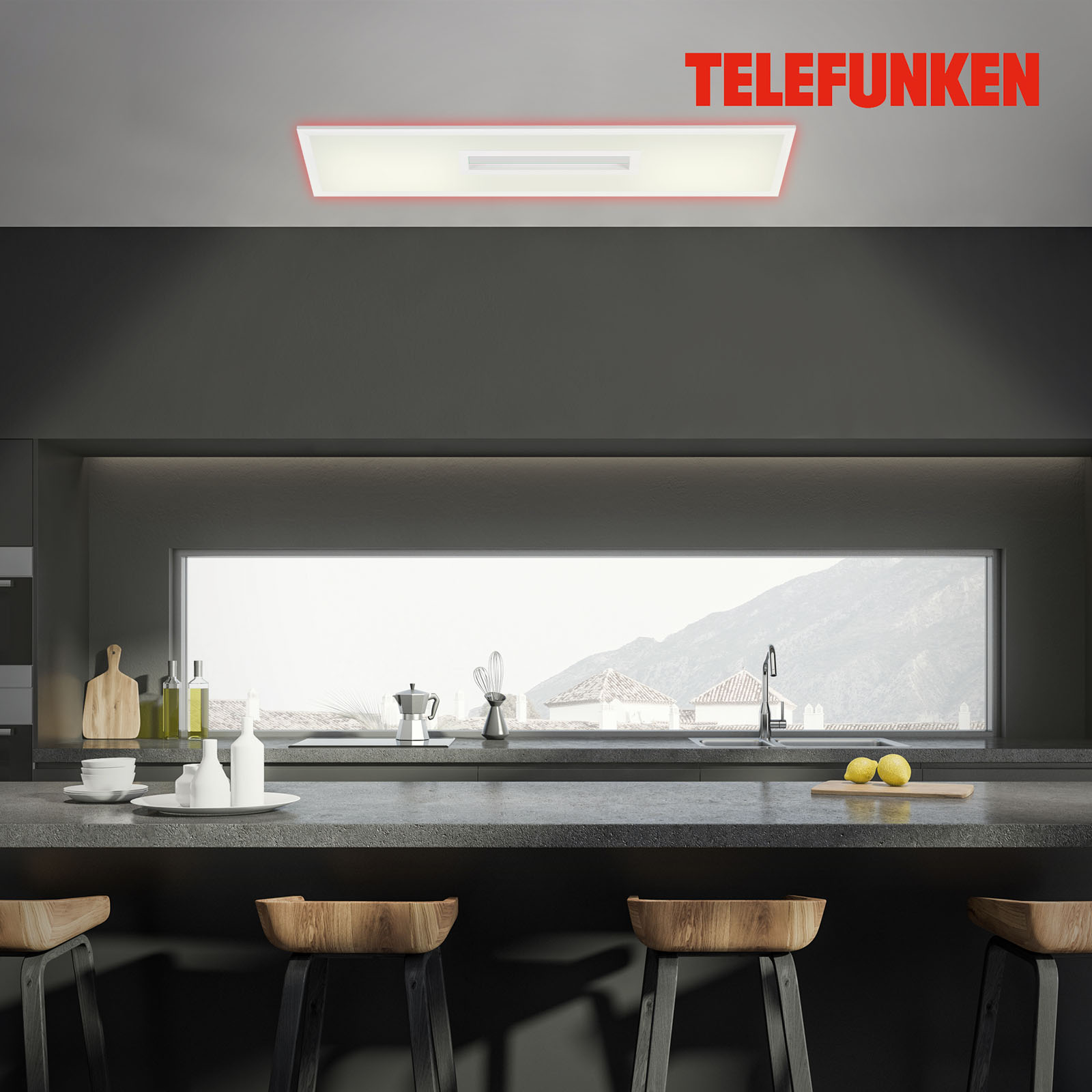 TELEFUNKEN CCT LED Panel weiß