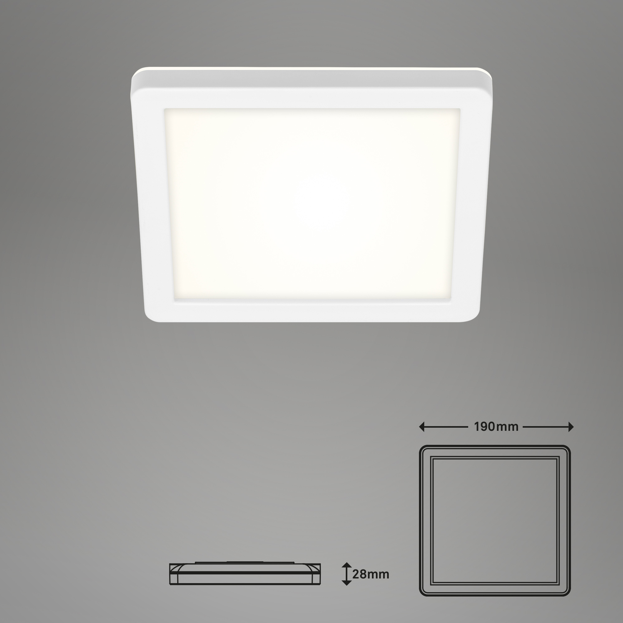 LED Außenleuchte Weiß