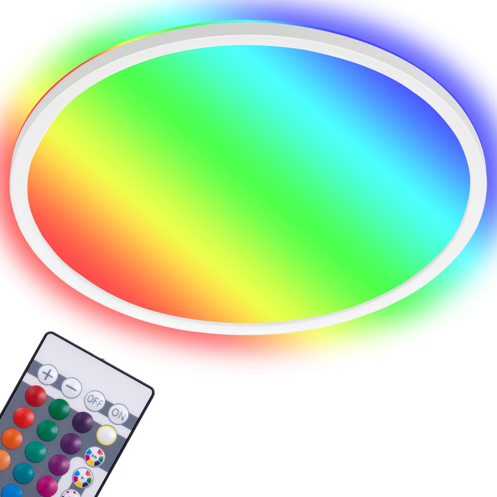 LED Panel RGB Ultraflach weiß Freisteller